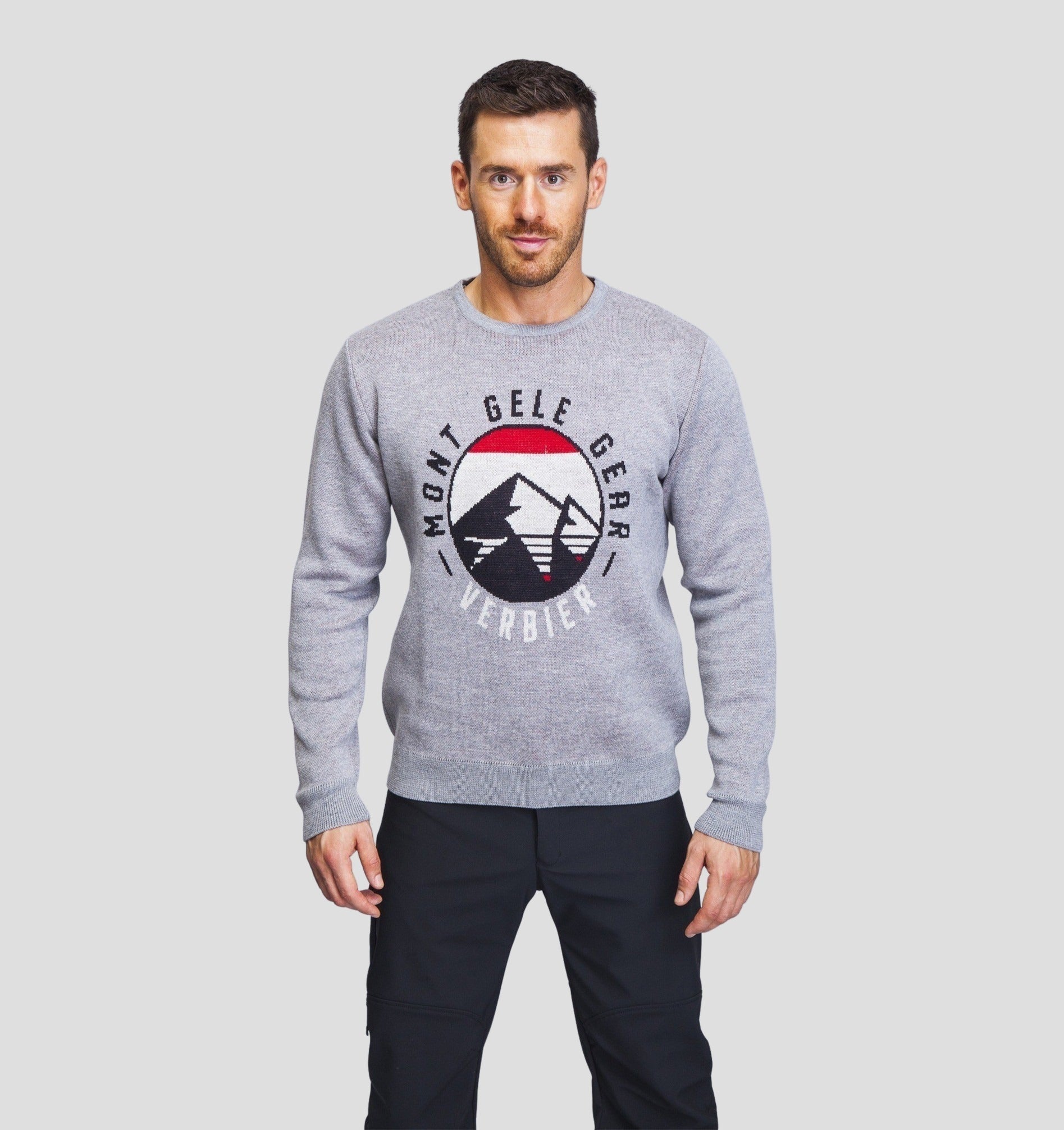 Verbier Merino Sweater - Stone Grey / S
