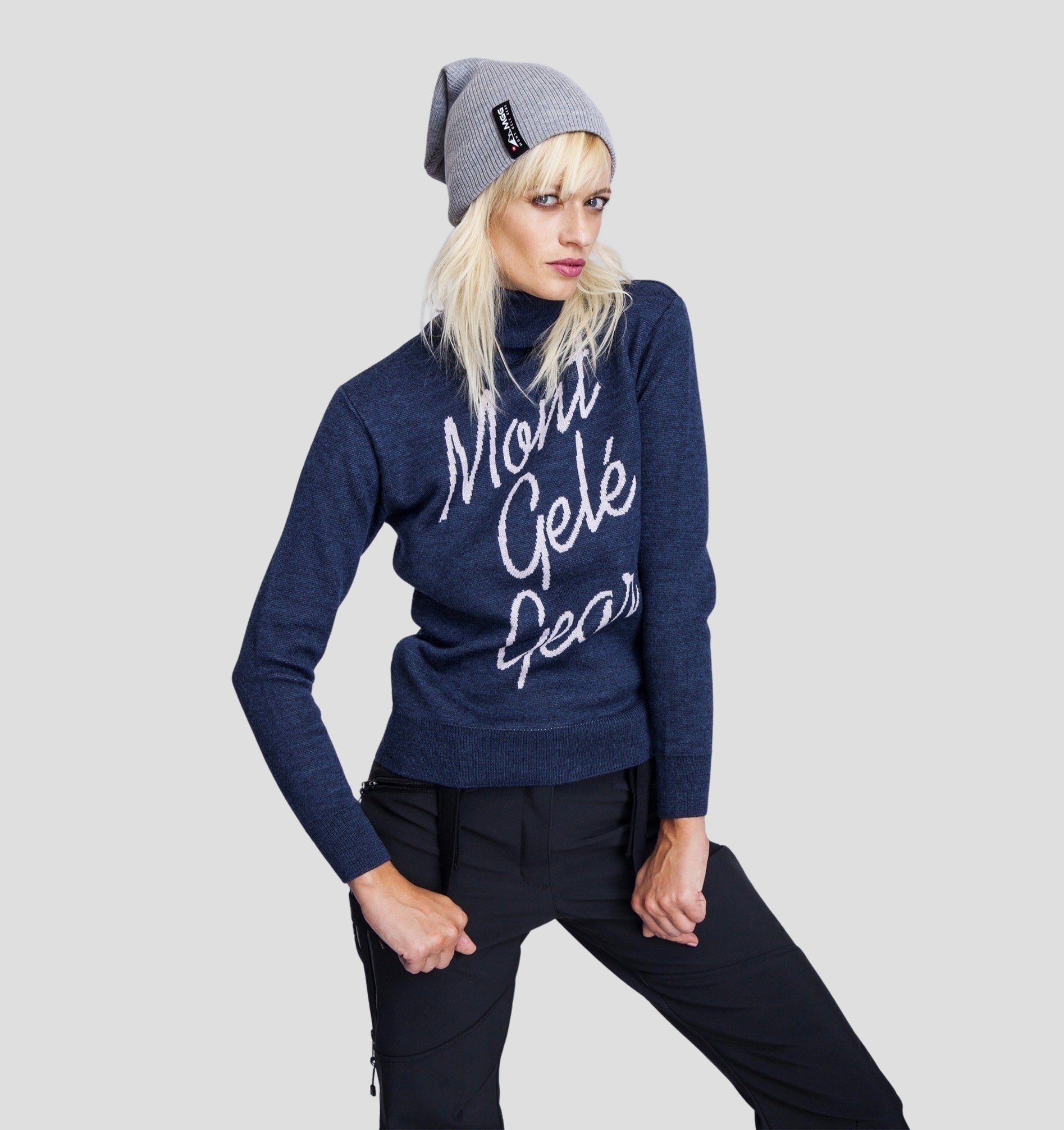 Merino Slouch Beanie - Ocean Blue / One Size