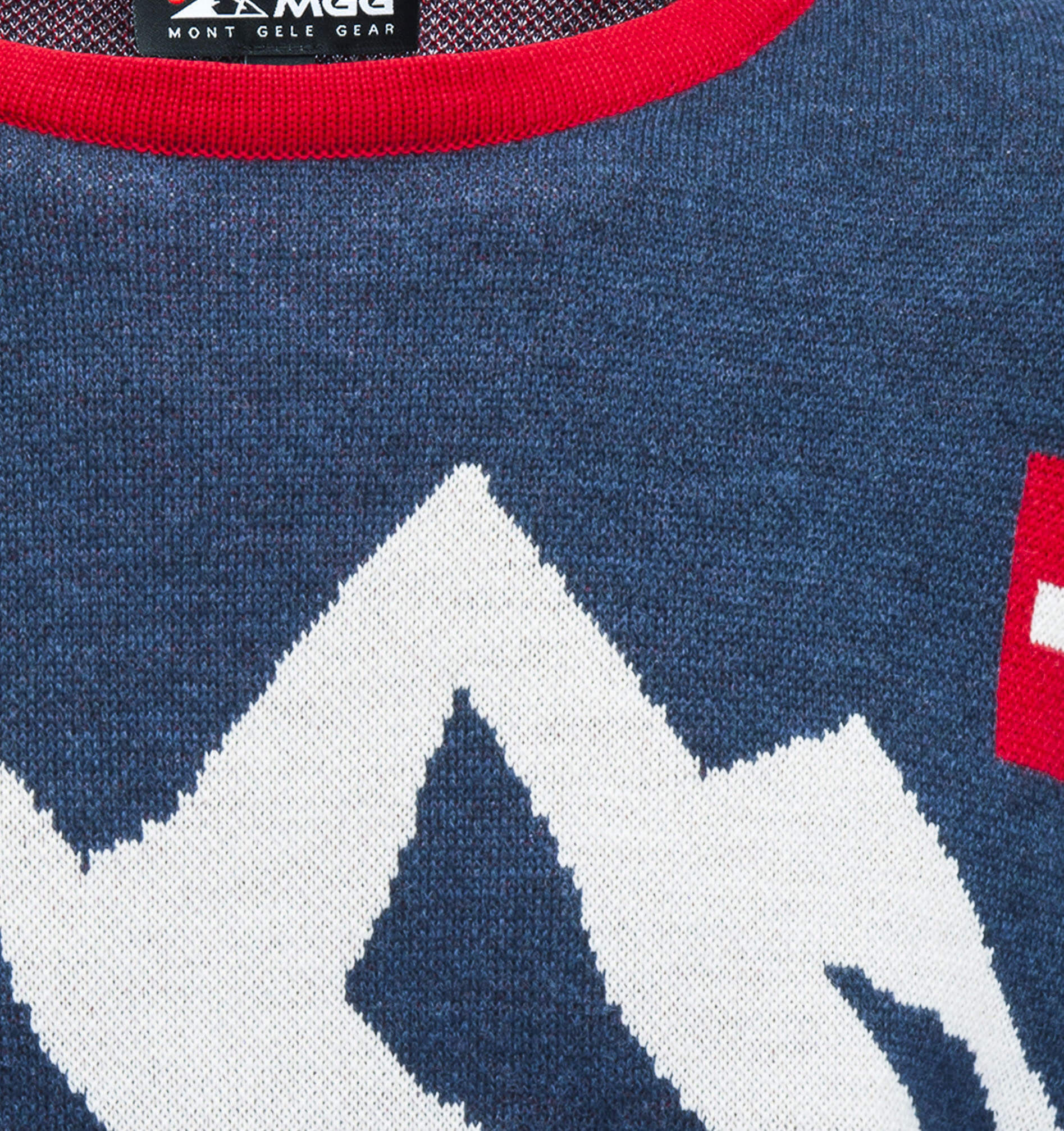 MGG Merino Sweater - Navy Blue / Snow White / S