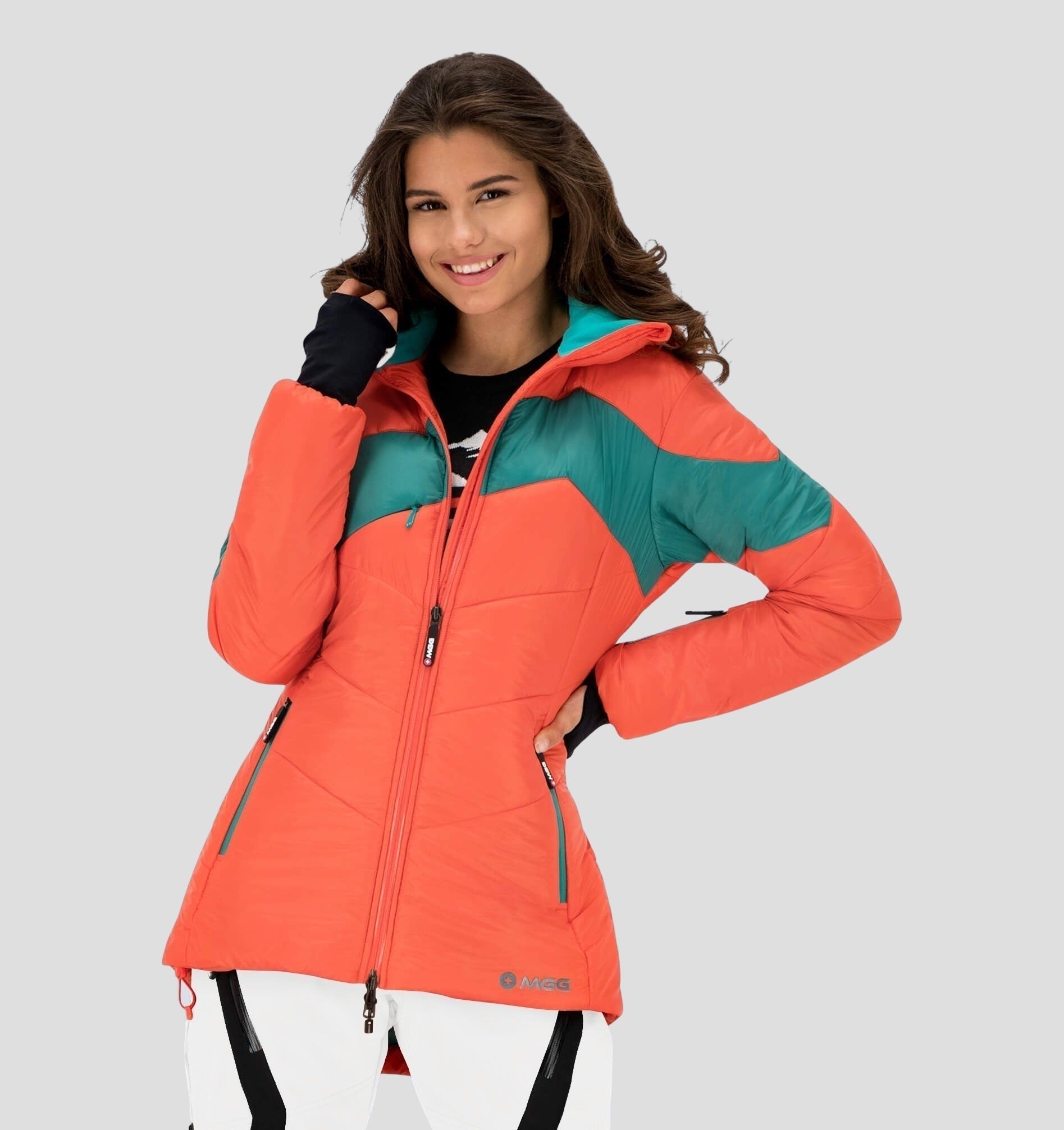 Kenai Crossover Jacket 2.0 - Teal Green / Fire Red / XS