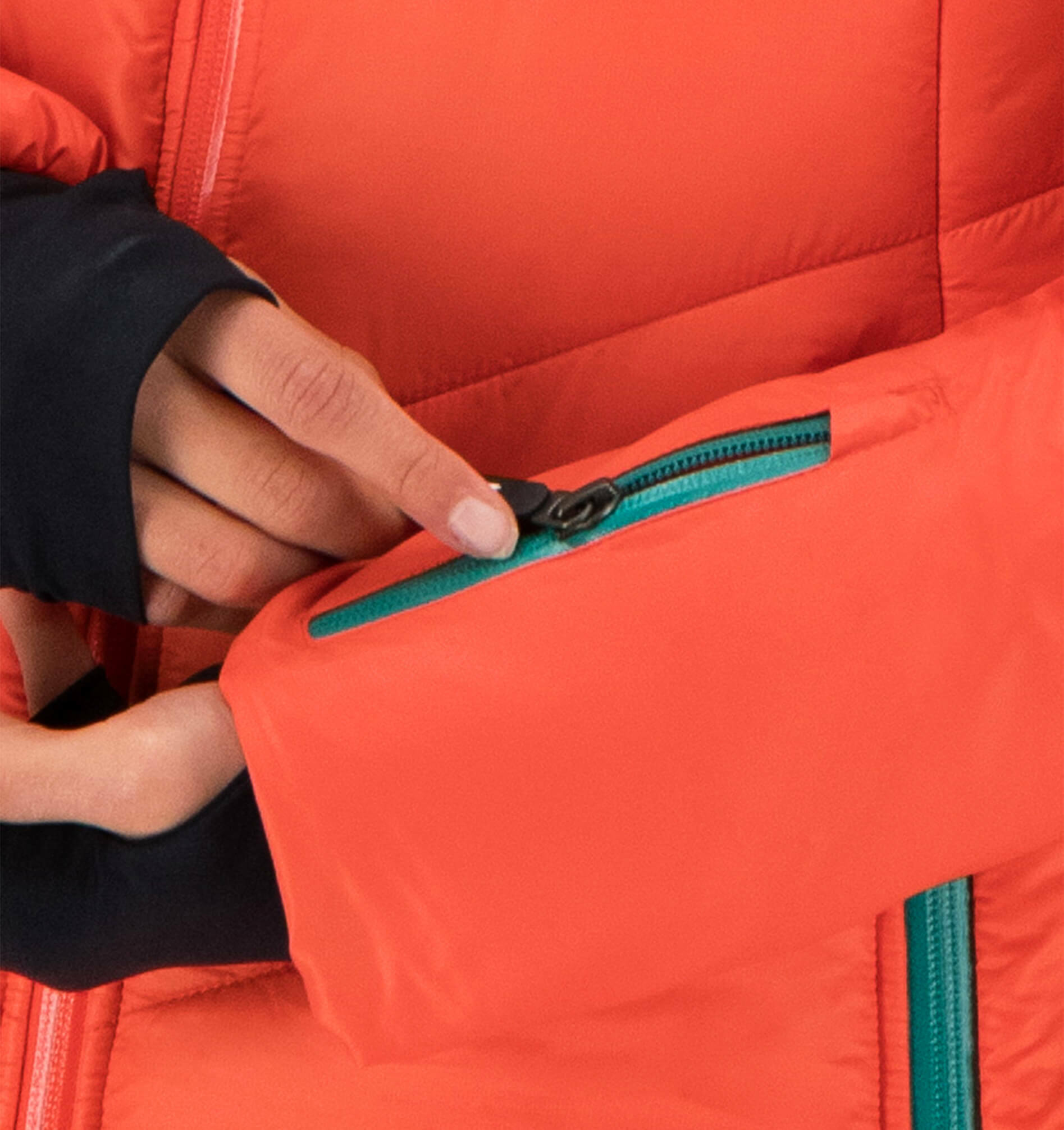 Kenai Crossover Jacket 2.0 - Teal Green / Fire Red / XS