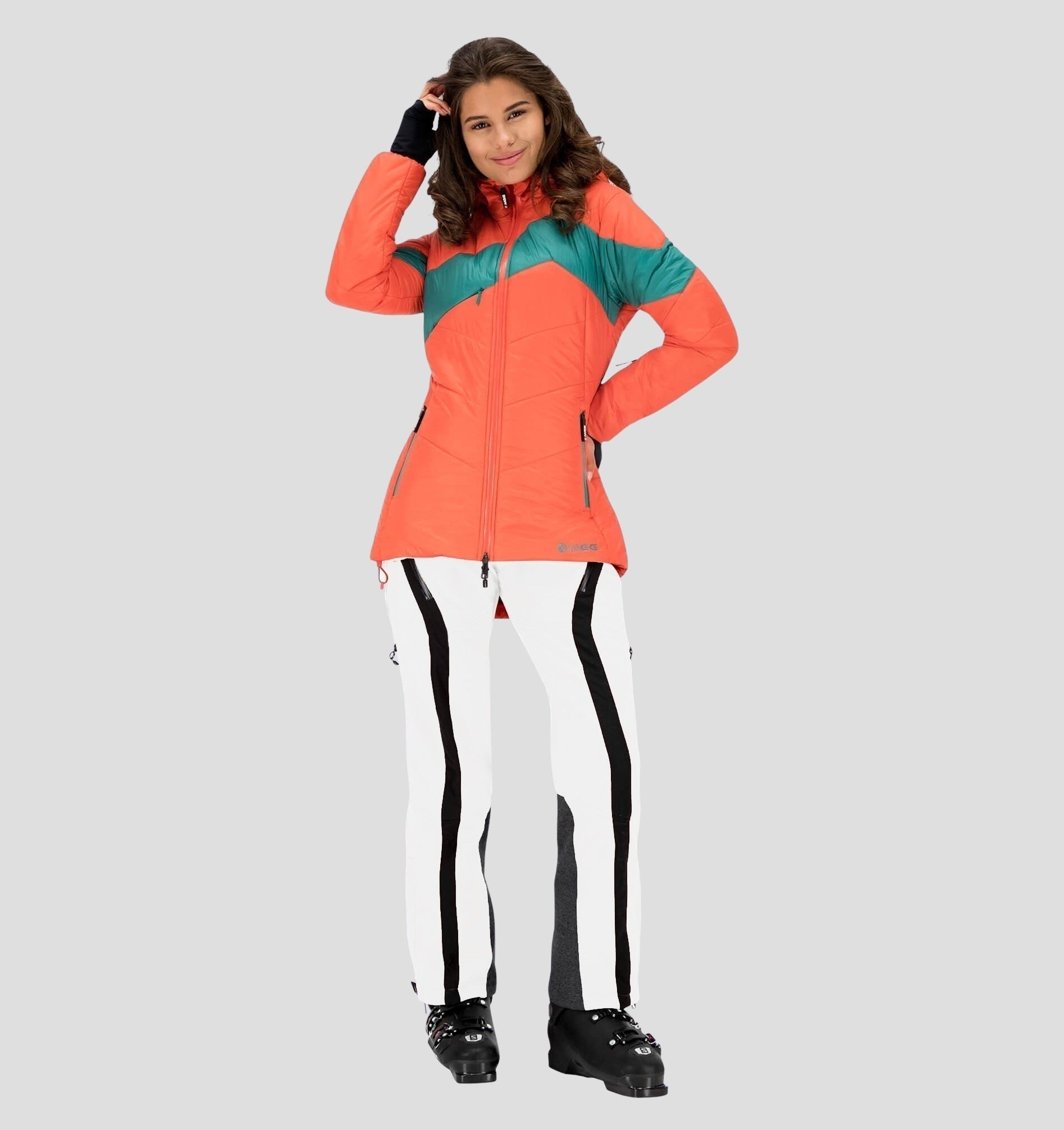 Kenai Crossover Jacket 2.0 - Teal Green / Fire Red / XS