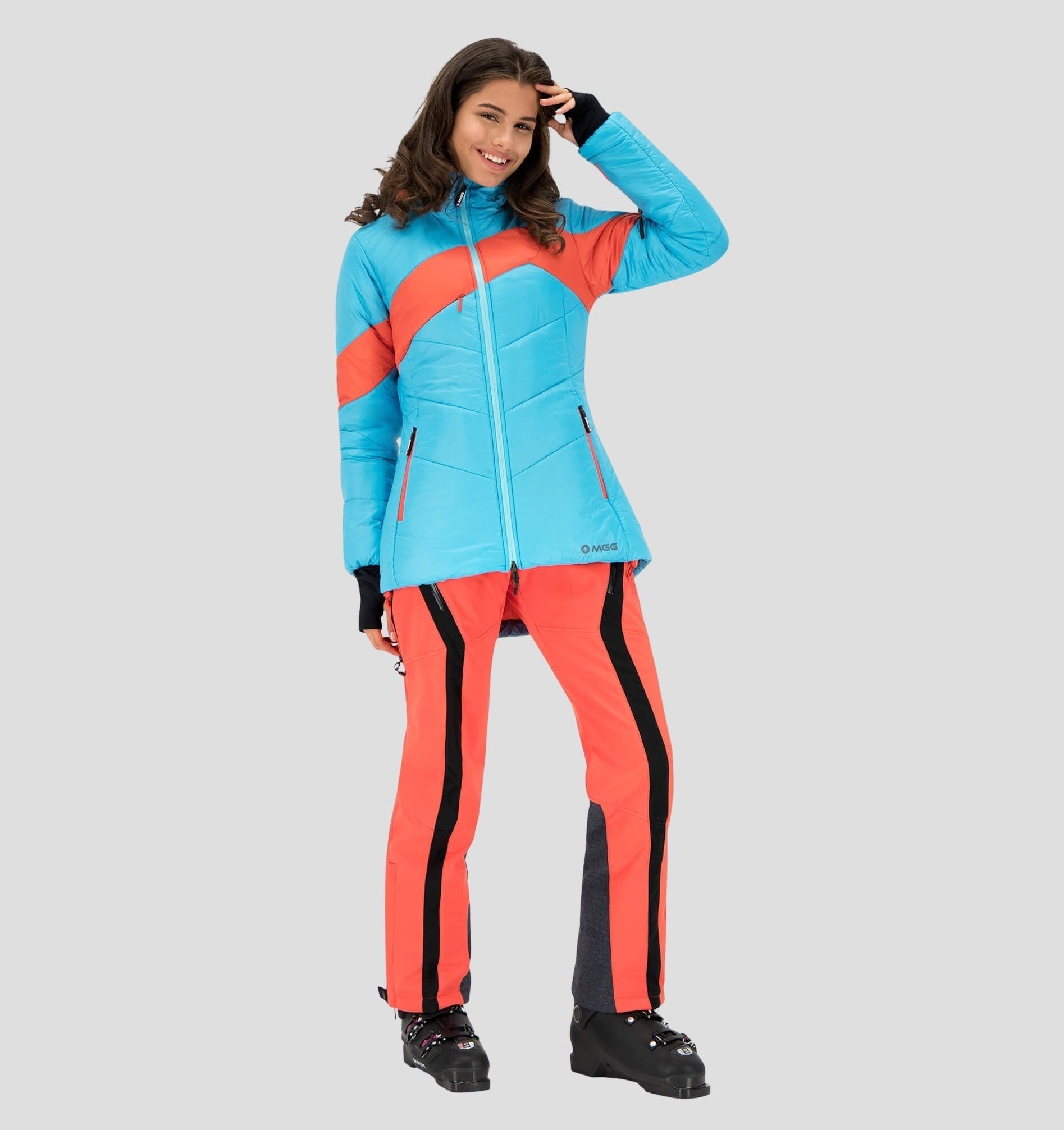 Kenai Crossover Jacket 2.0 - Teal Green / Fire Red / XS