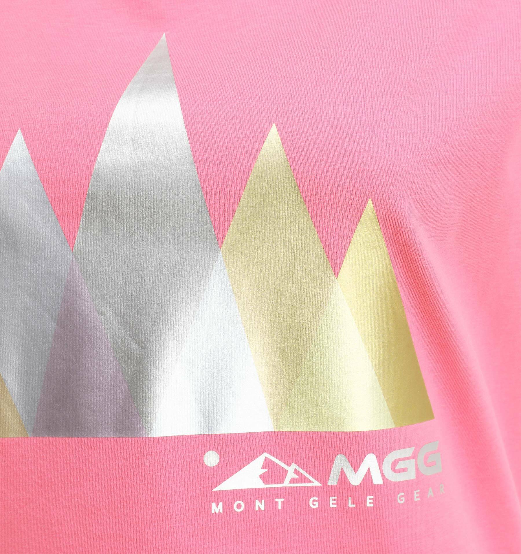 Cotton Loose Fit Mountain Tee - Carnation Pink / XS