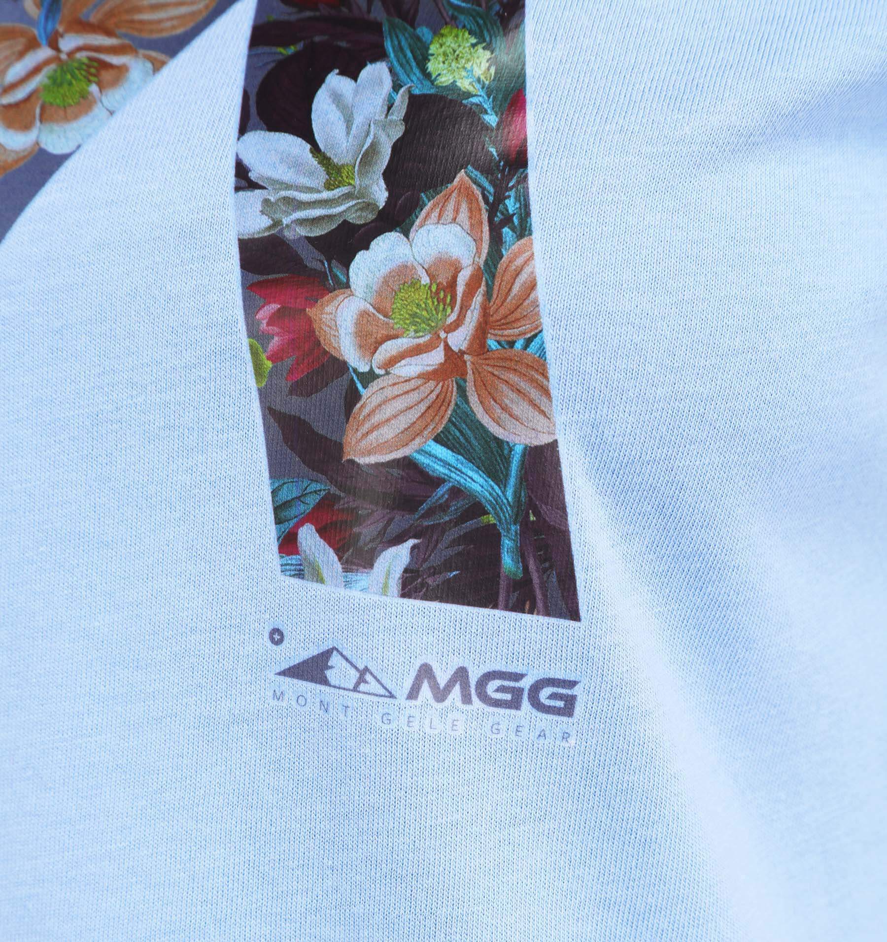 Cotton Classic Tee - Sky Blue / Multi Coloured / XS