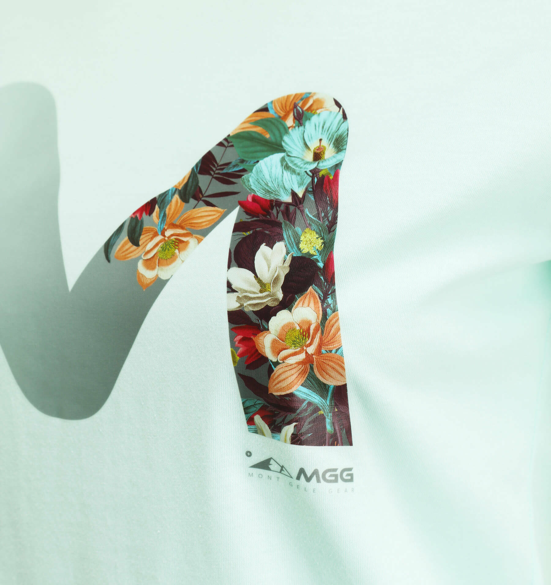 Cotton Classic Tee - Sky Blue / Multi Coloured / XS