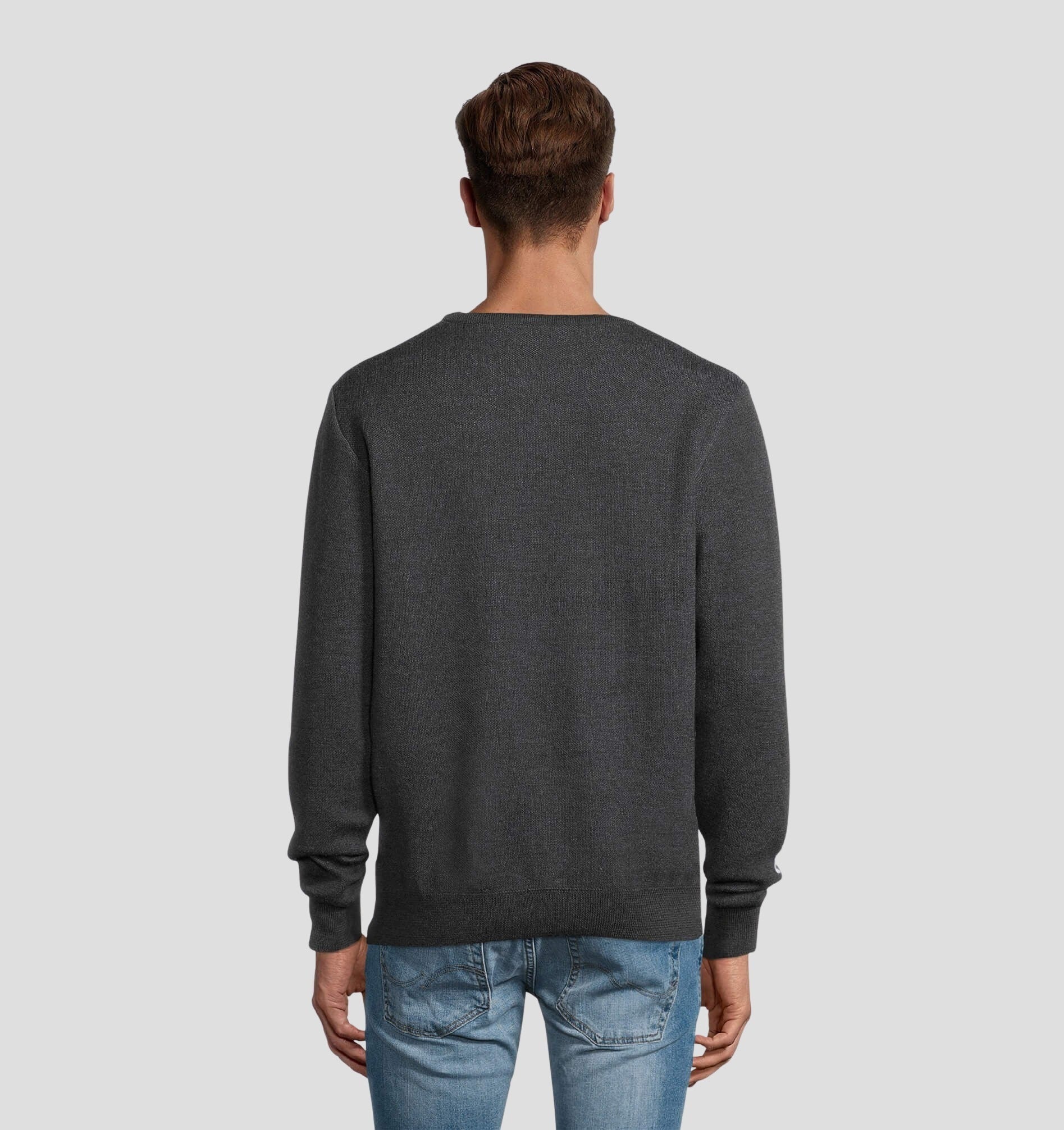 MGG Merino Sweater - Navy Blue / Snow White / S