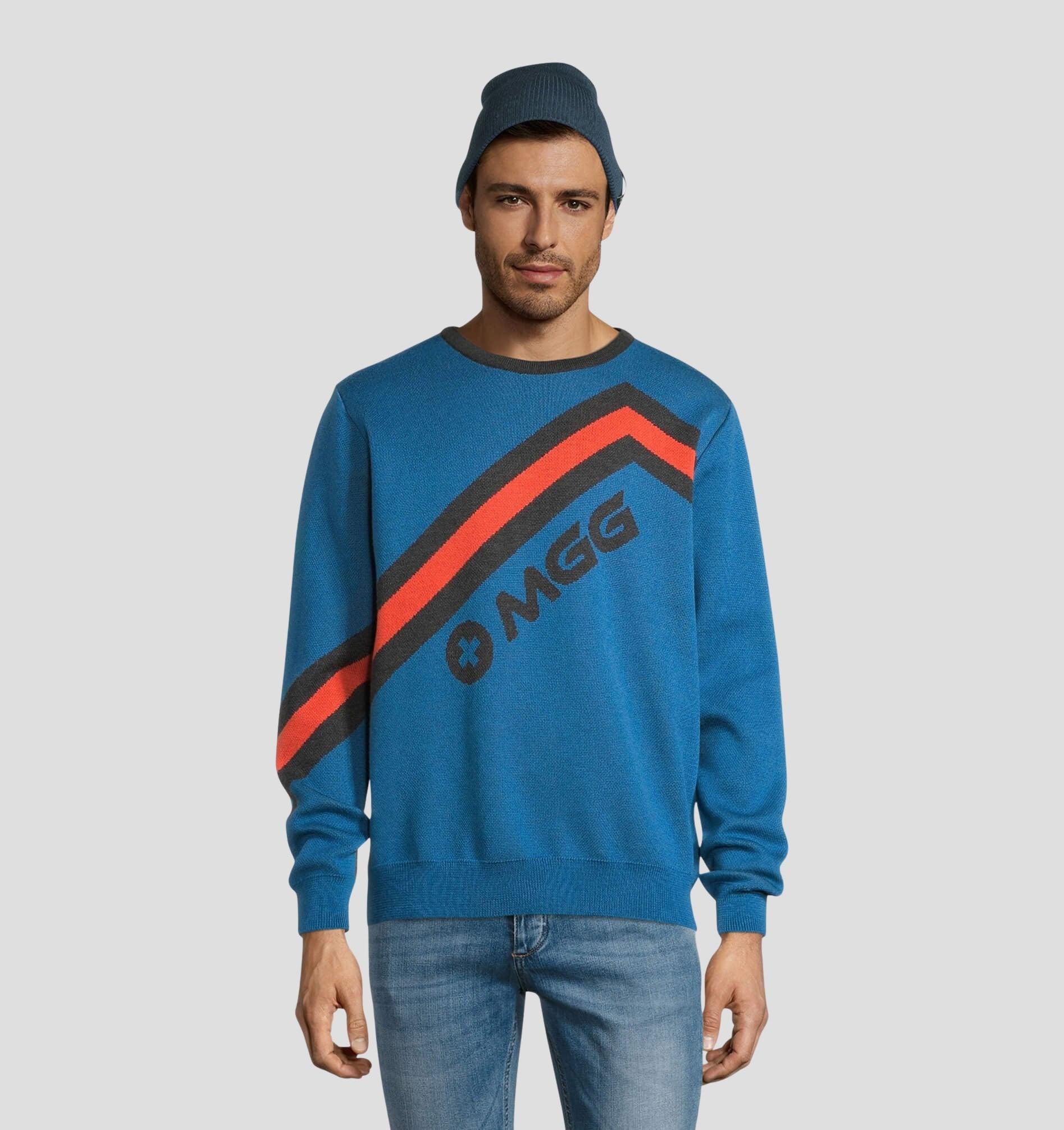 Merino Slouch Beanie - Ocean Blue / One Size