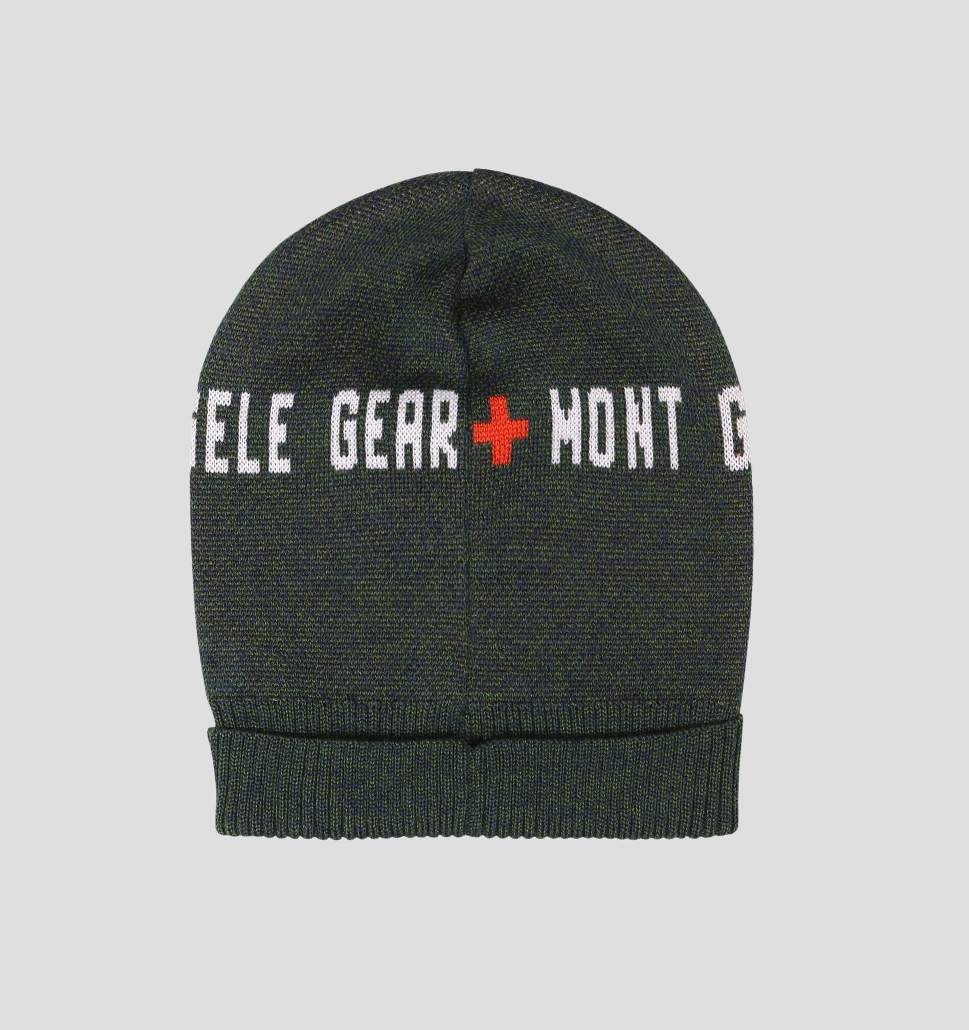 Merino Cuffed Beanie - Onyx Black / Snow White / One Size