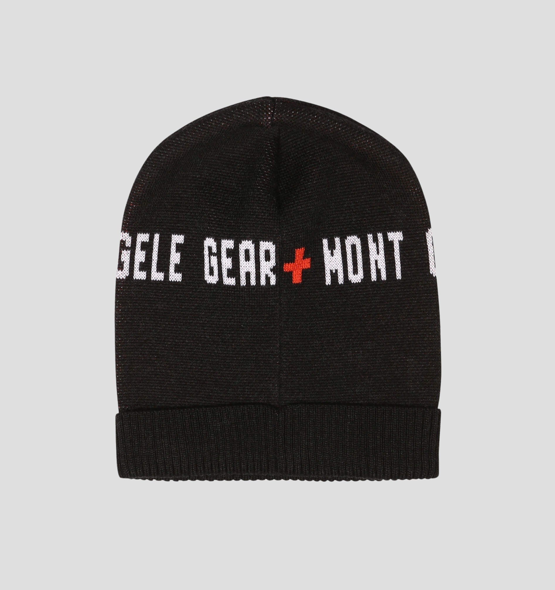 Merino Cuffed Beanie - Onyx Black / Snow White / One Size