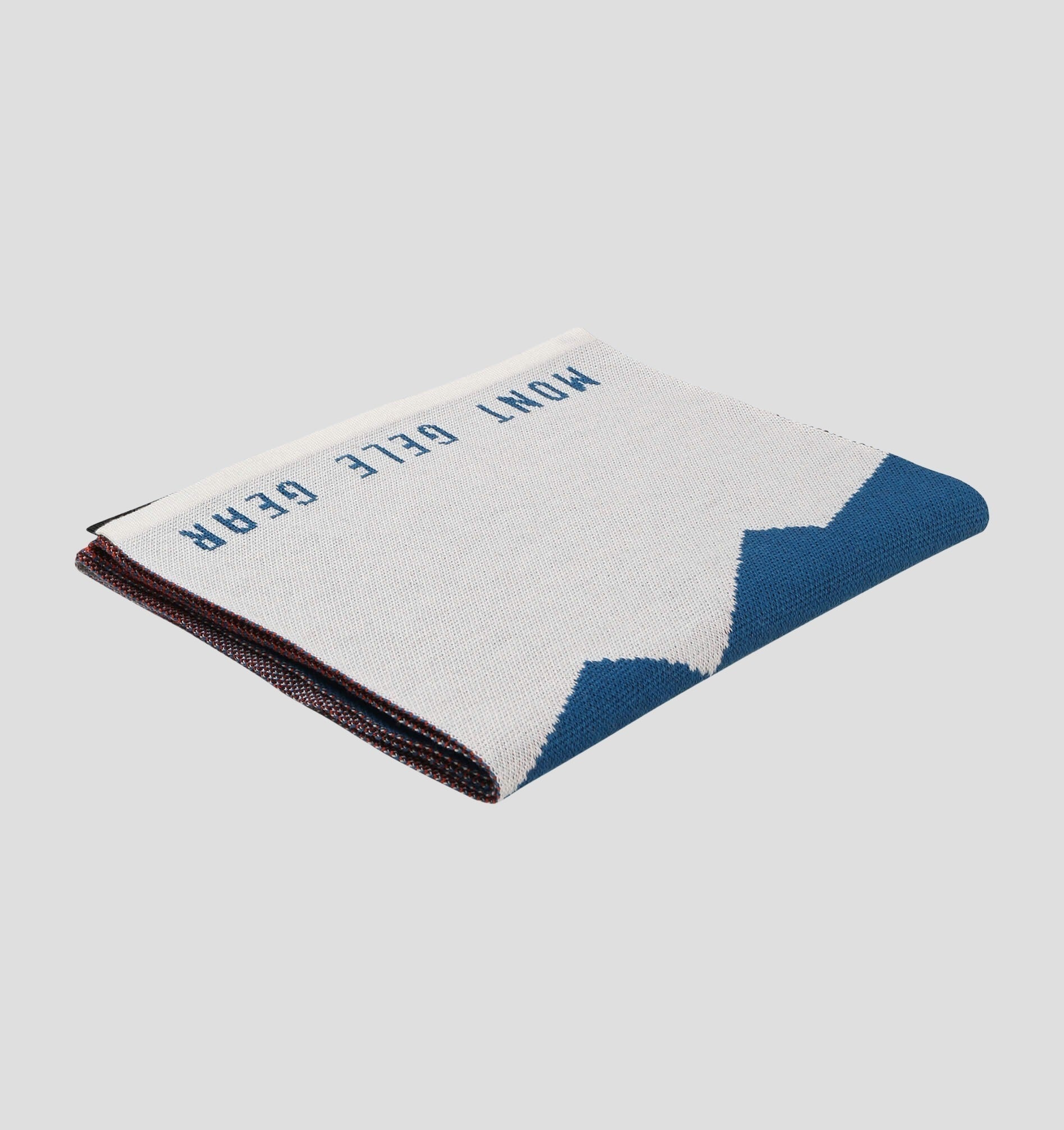 Merino Oversize Scarf (220cm x 32cm) - Navy Blue / Ocean Blue / 220cm x 32cm