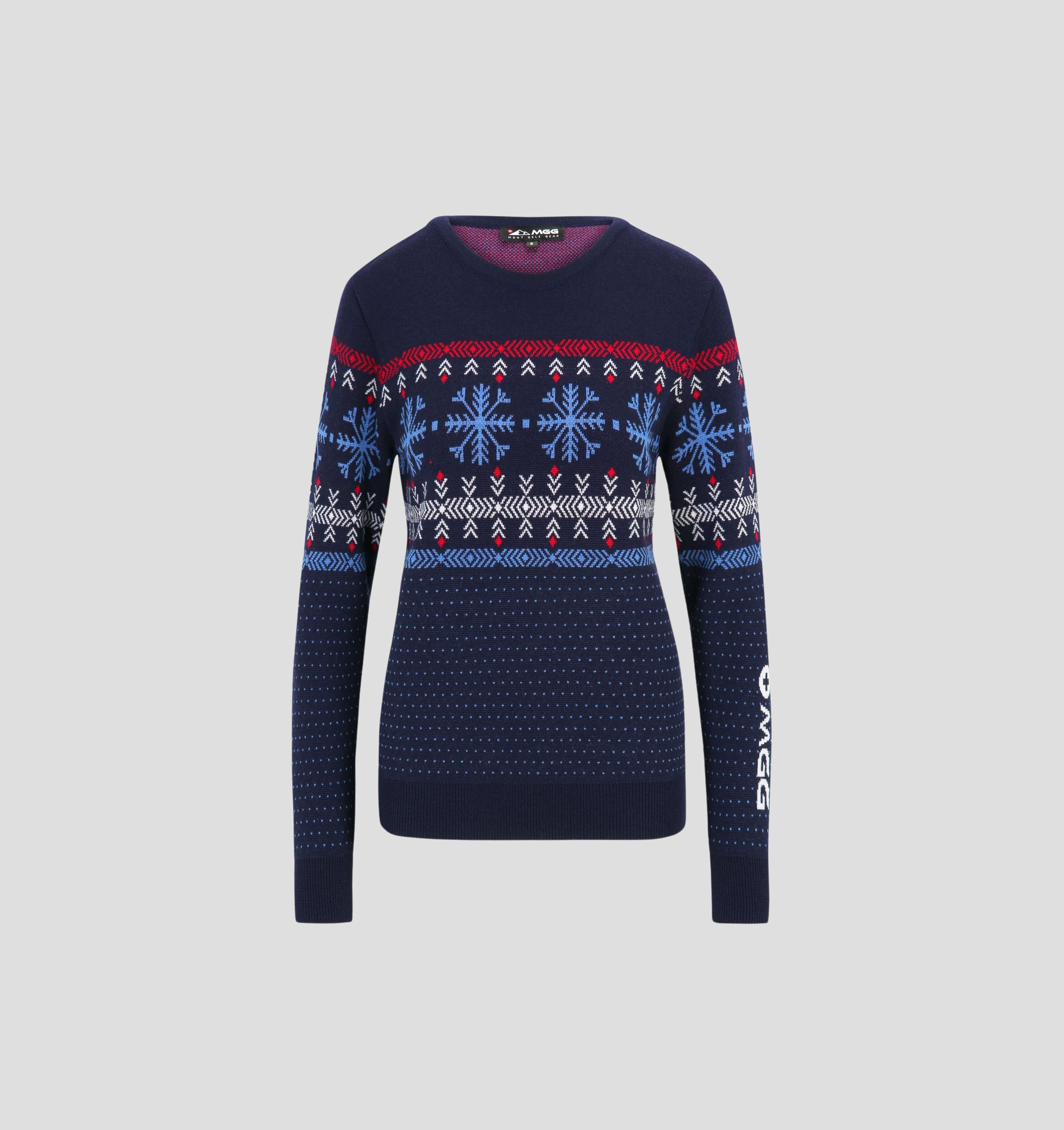 Nordic Merino Sweater - Navy Blue / XS