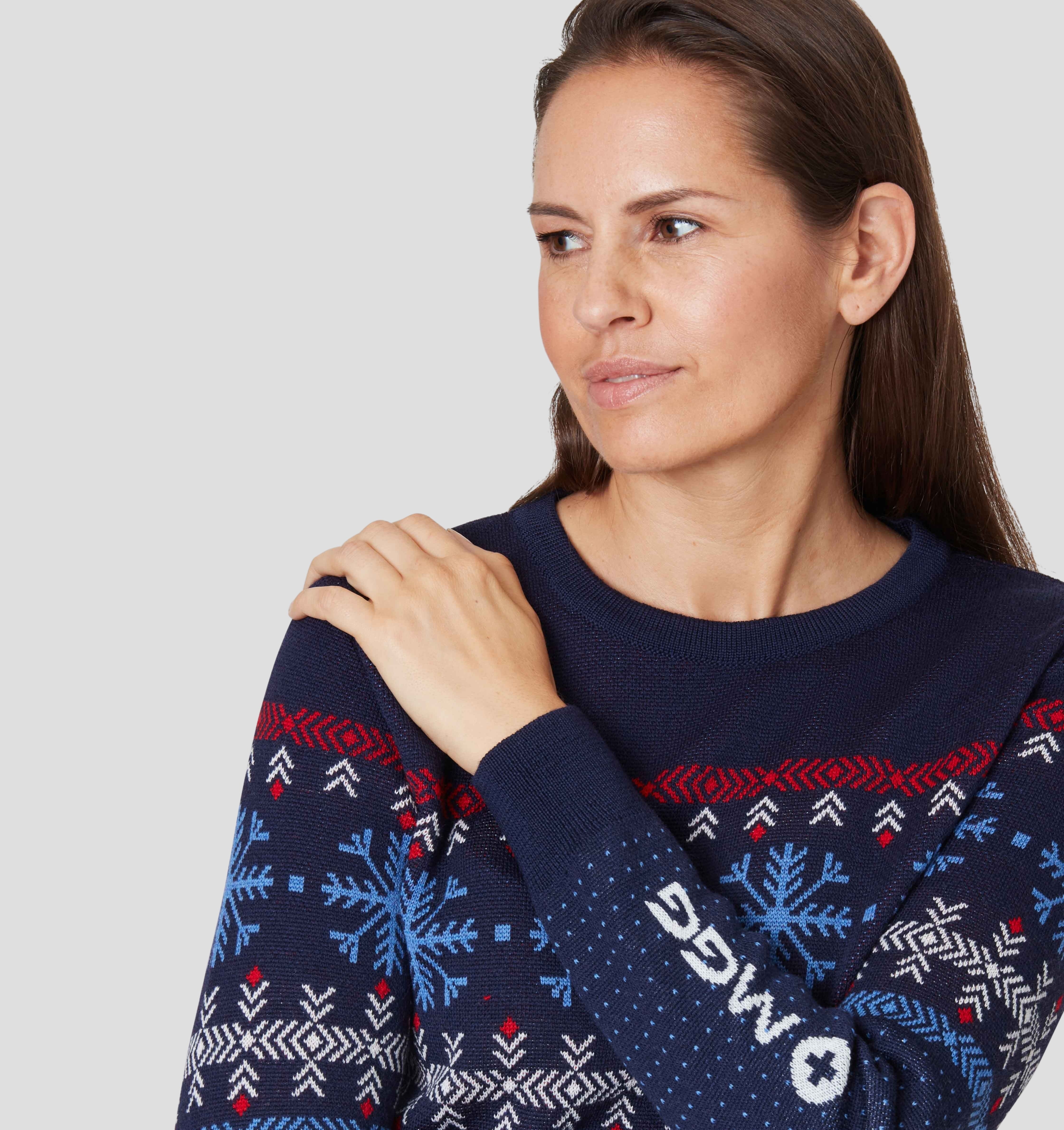 Nordic Merino Sweater - Navy Blue / XS