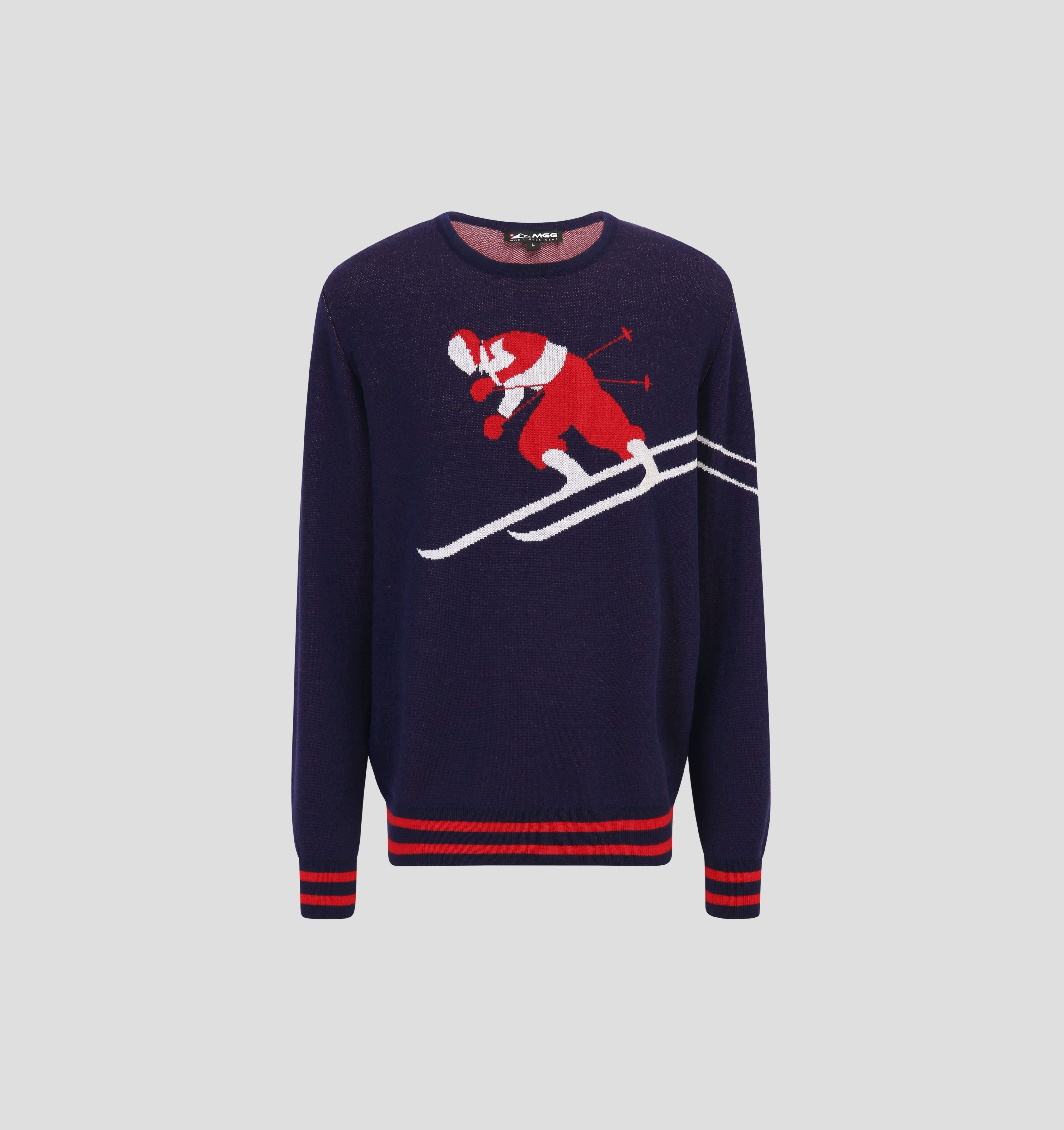 Vintage Merino Sweater - Navy Blue / S