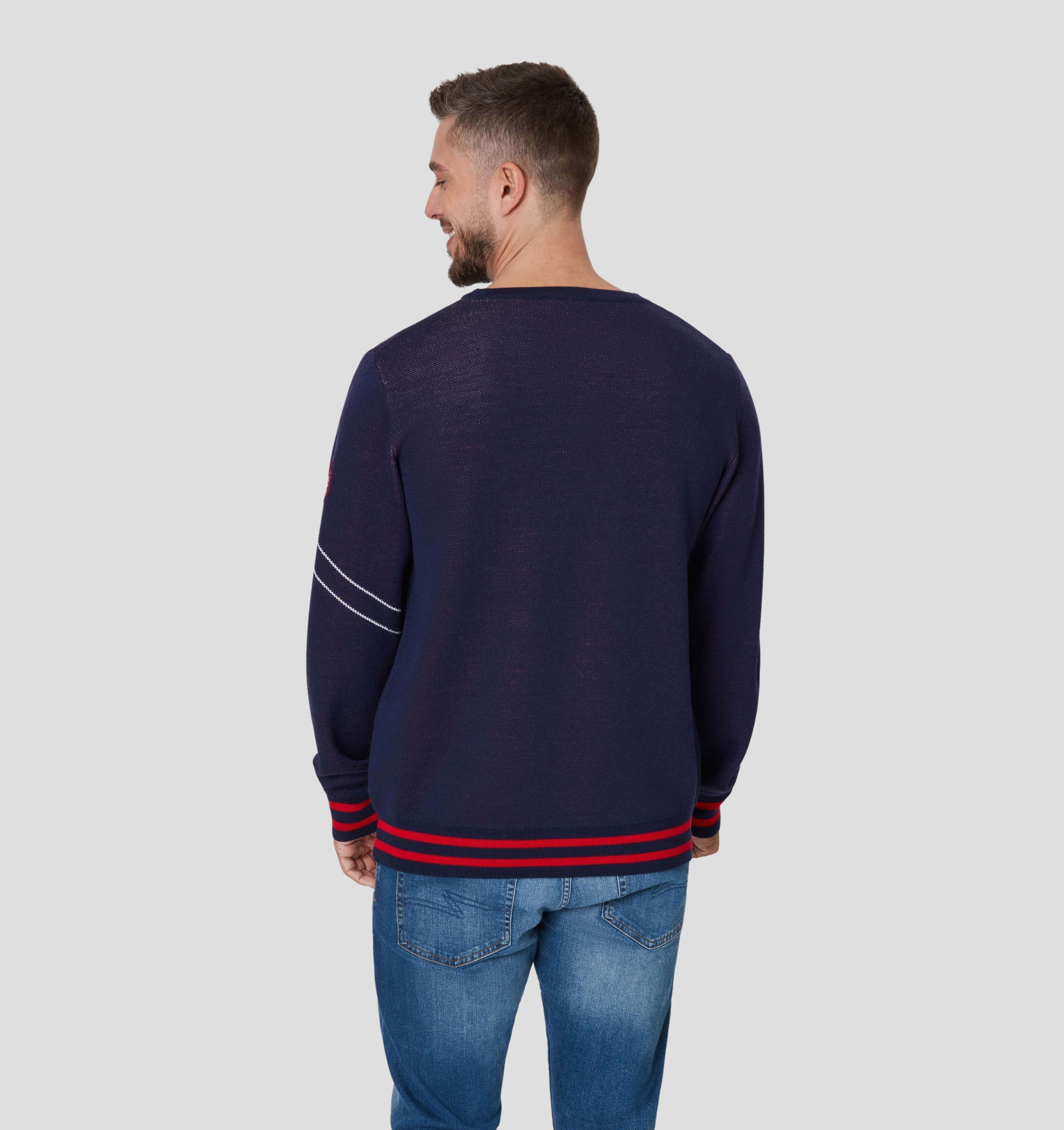 Vintage Merino Sweater - Navy Blue / S