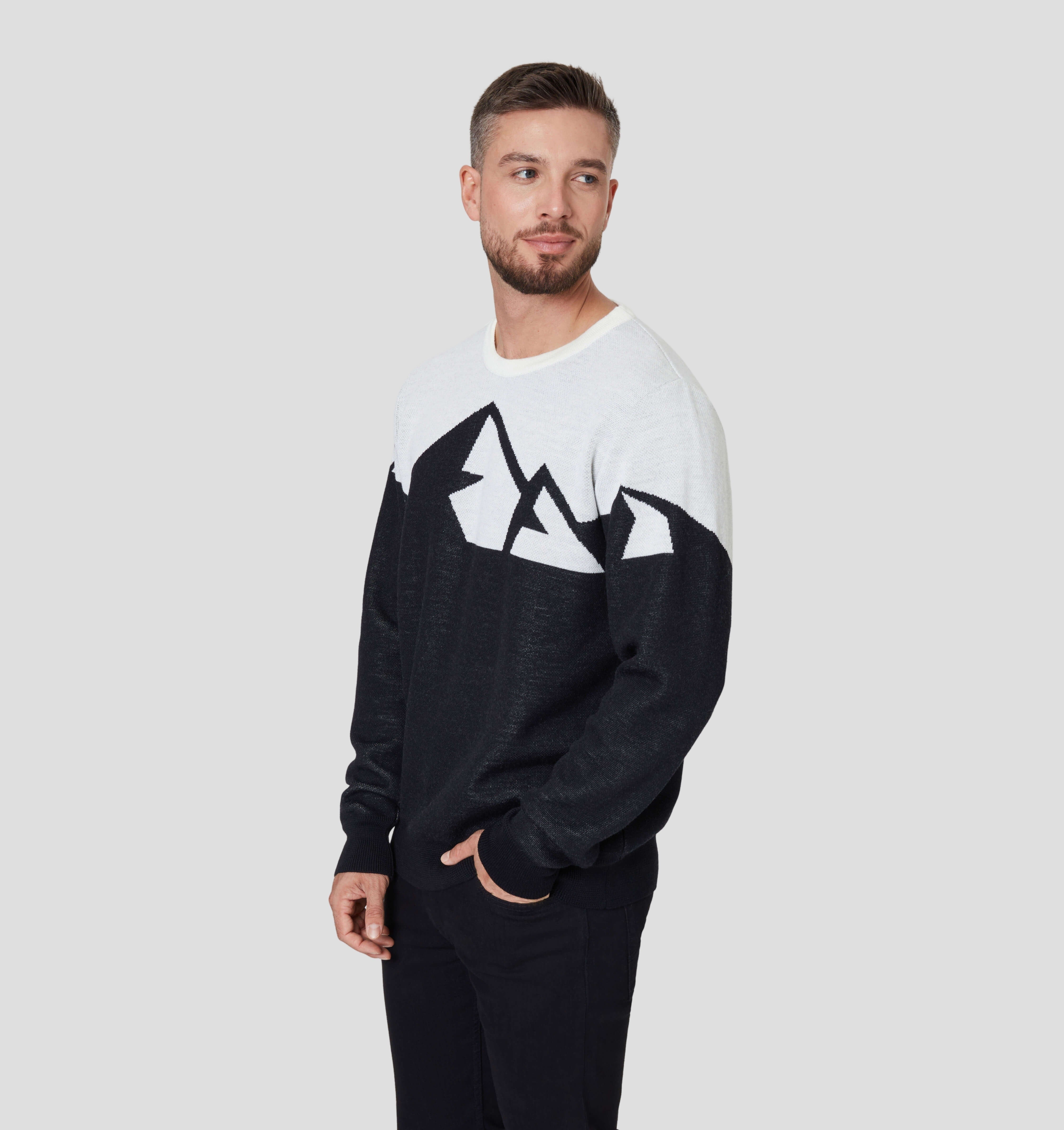 Panorama Merino Sweater - Merlot Red / S