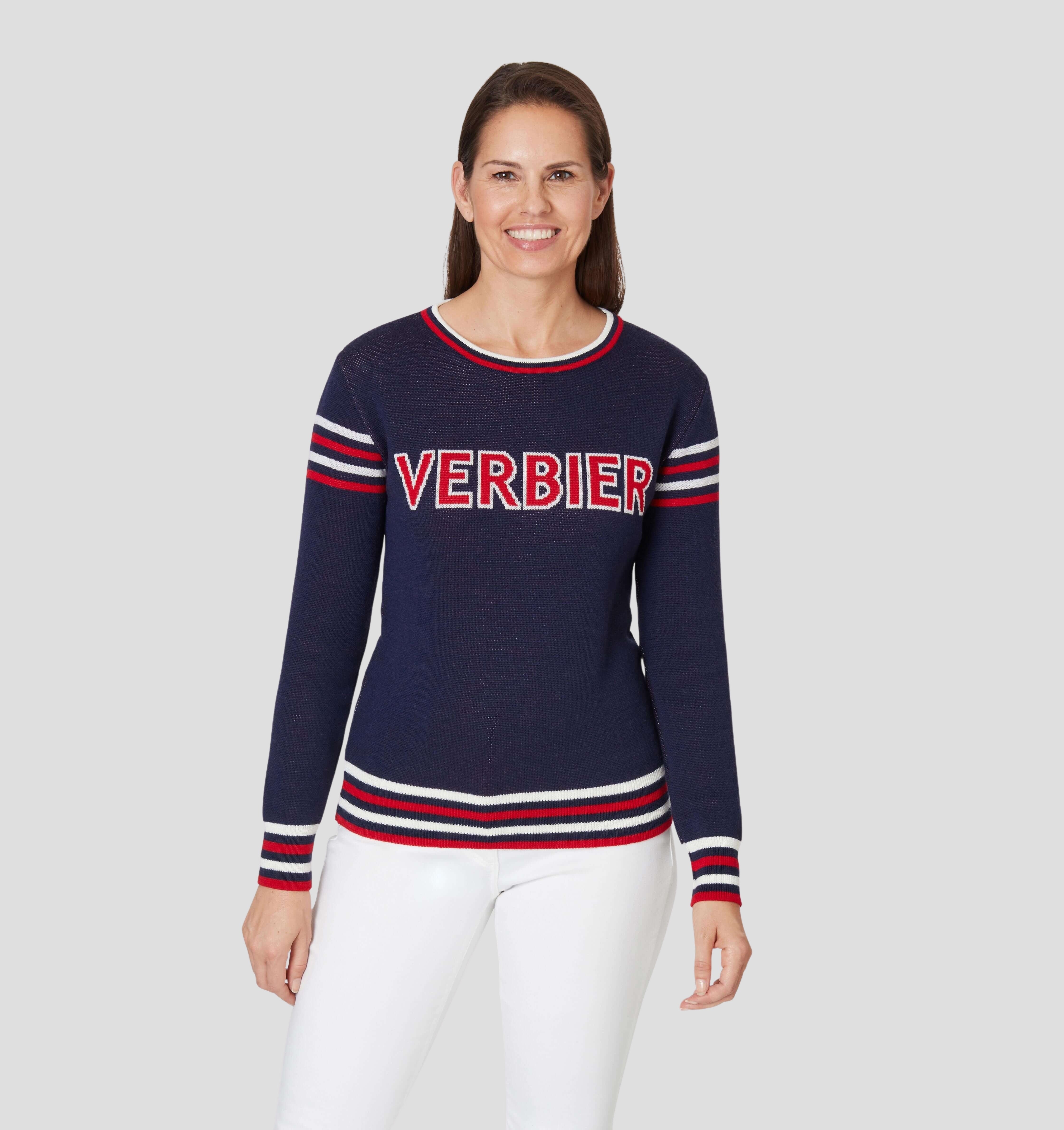 Verbier Merino Sweater - Navy Blue / XS