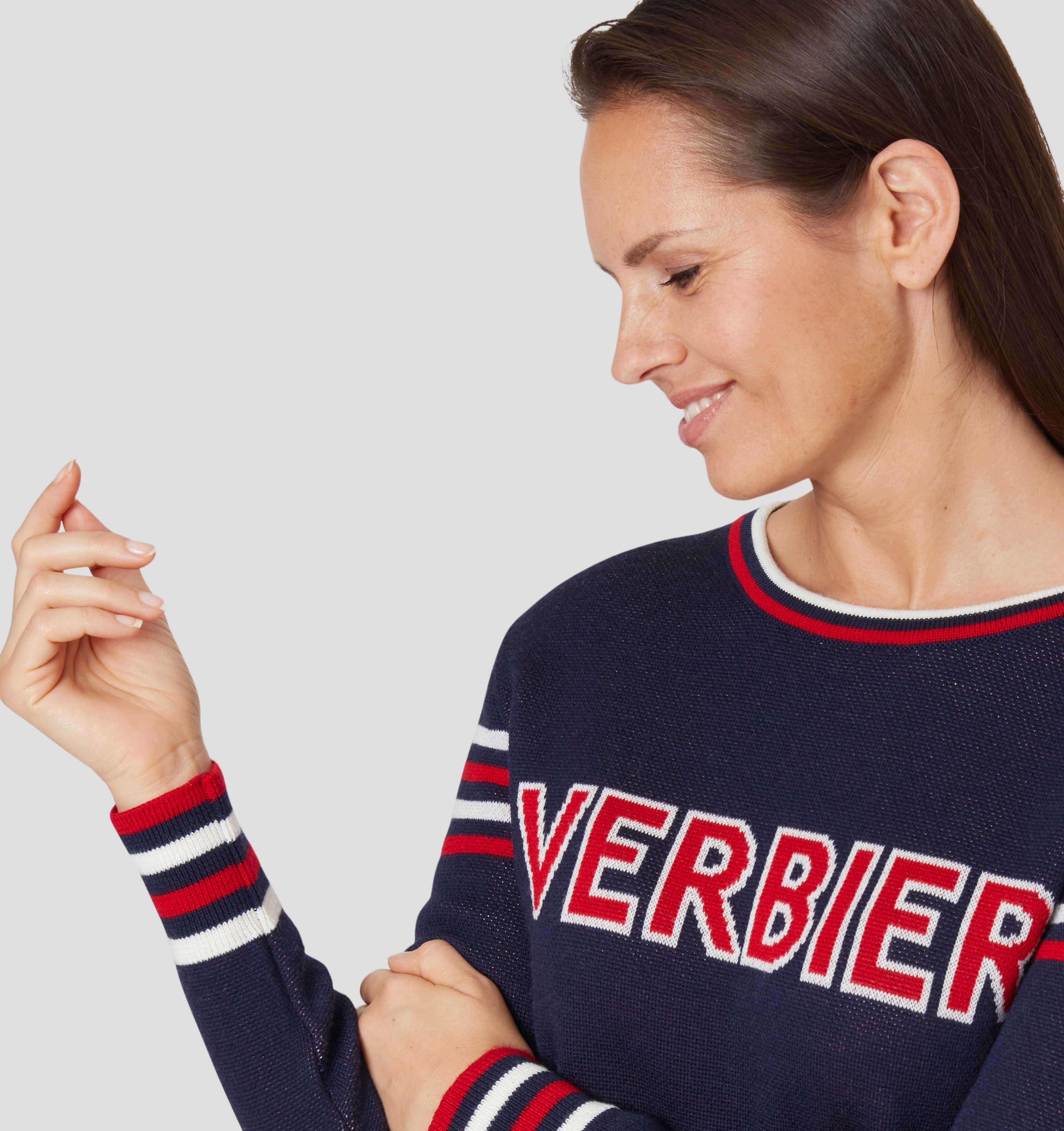 Verbier Merino Sweater - Navy Blue / XS