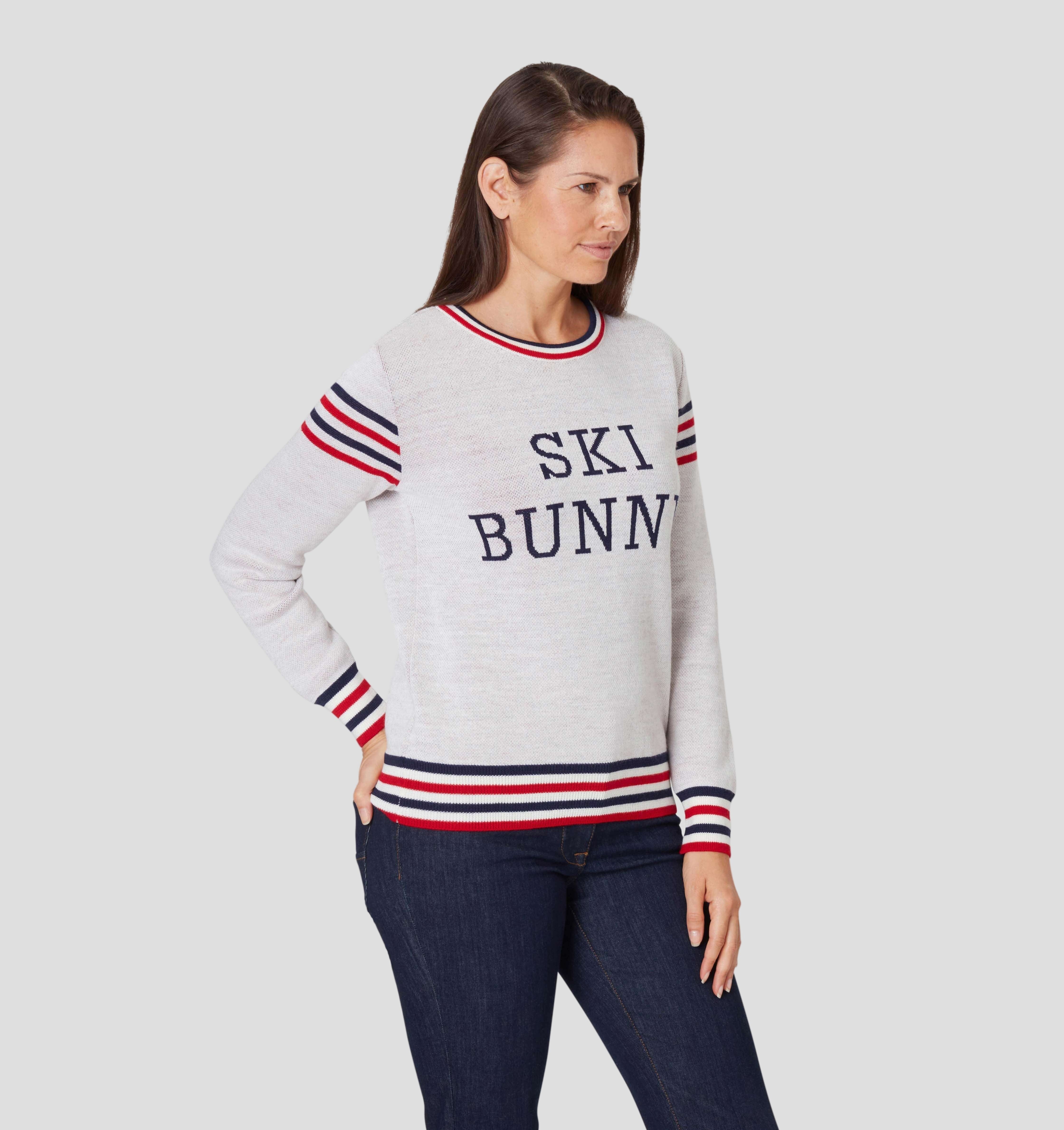 Retro Merino Sweater - Powder White / XS