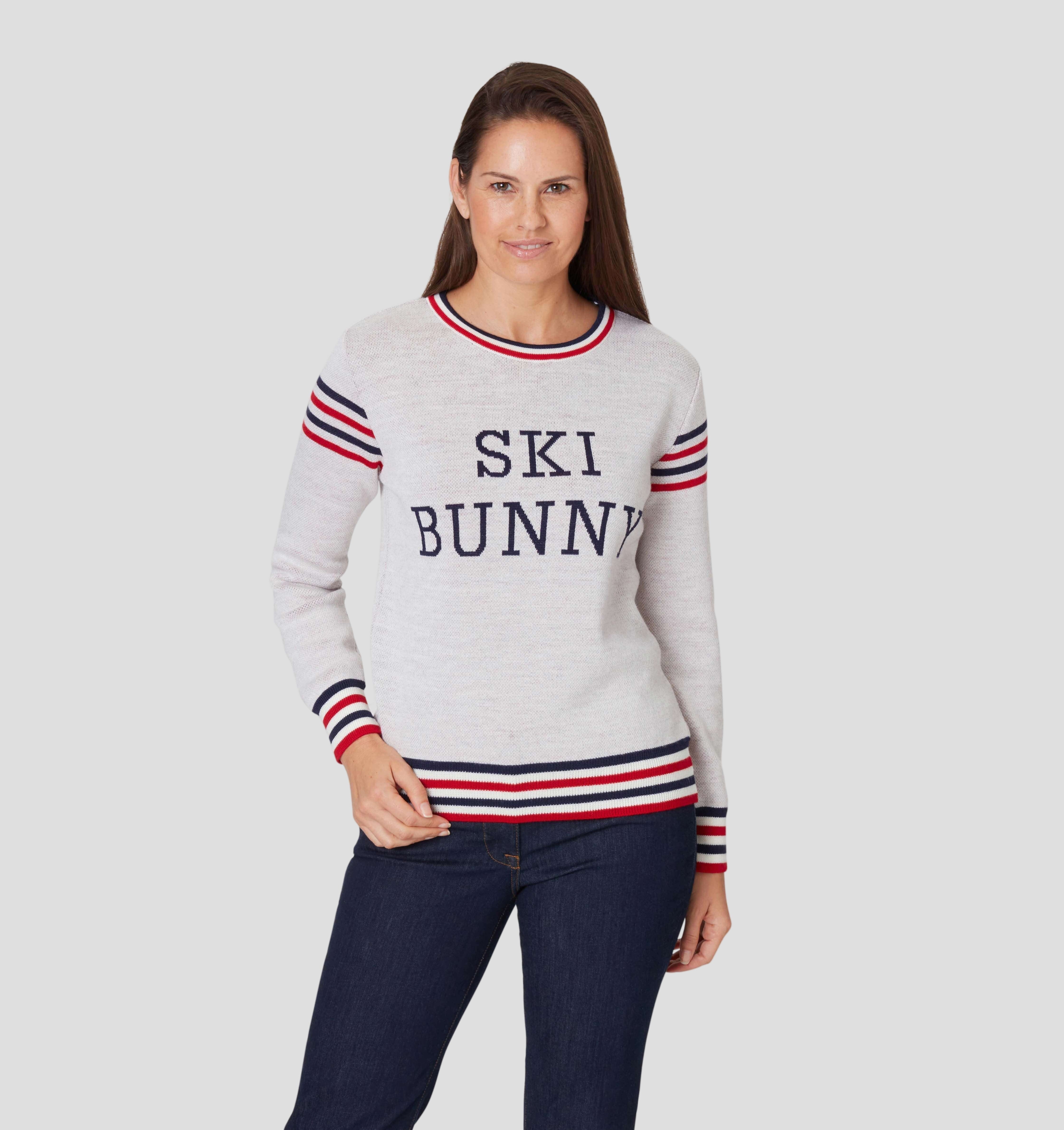 Retro Merino Sweater - Powder White / XS