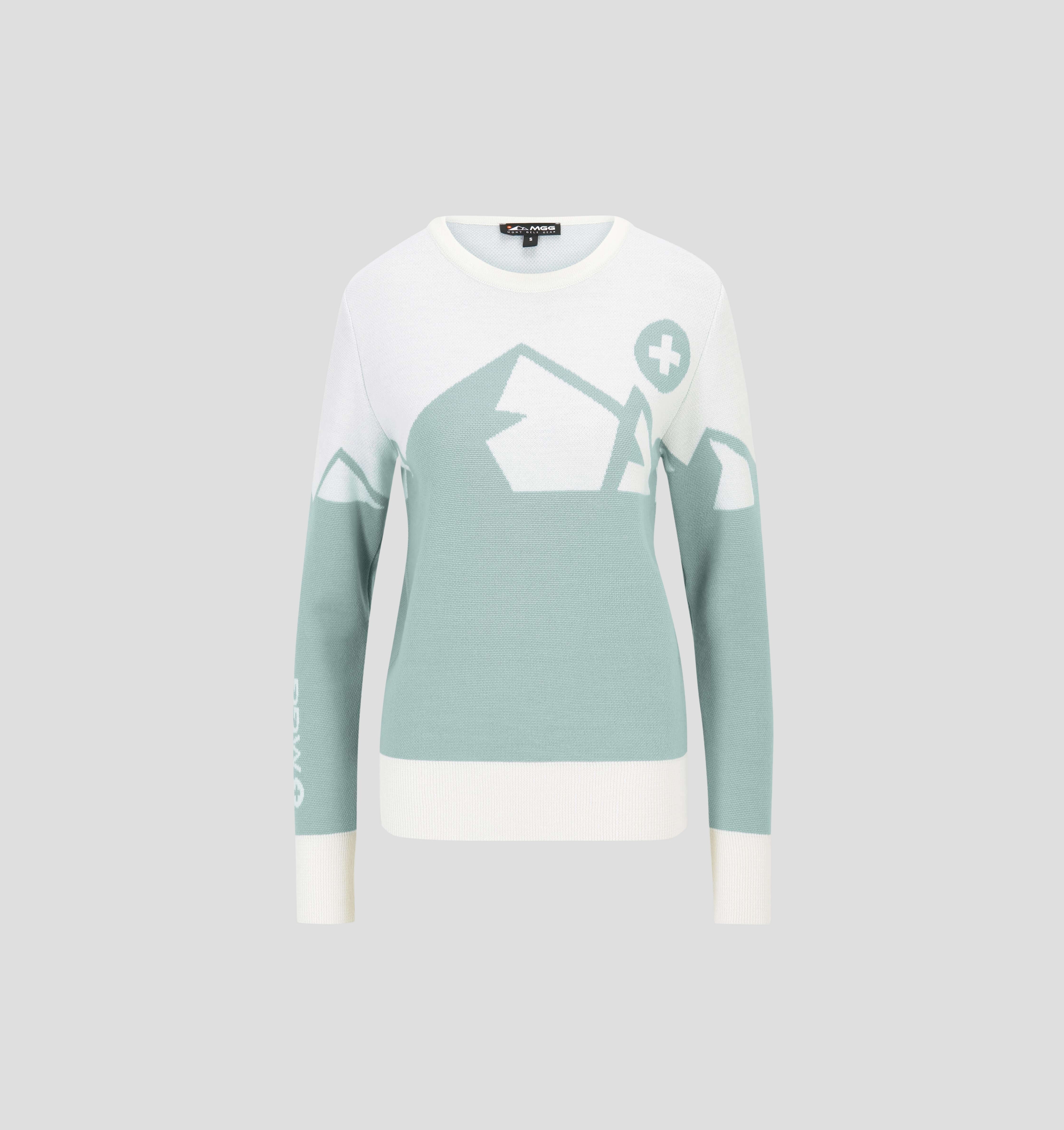 Panorama Merino Sweater - Granite Green / XS