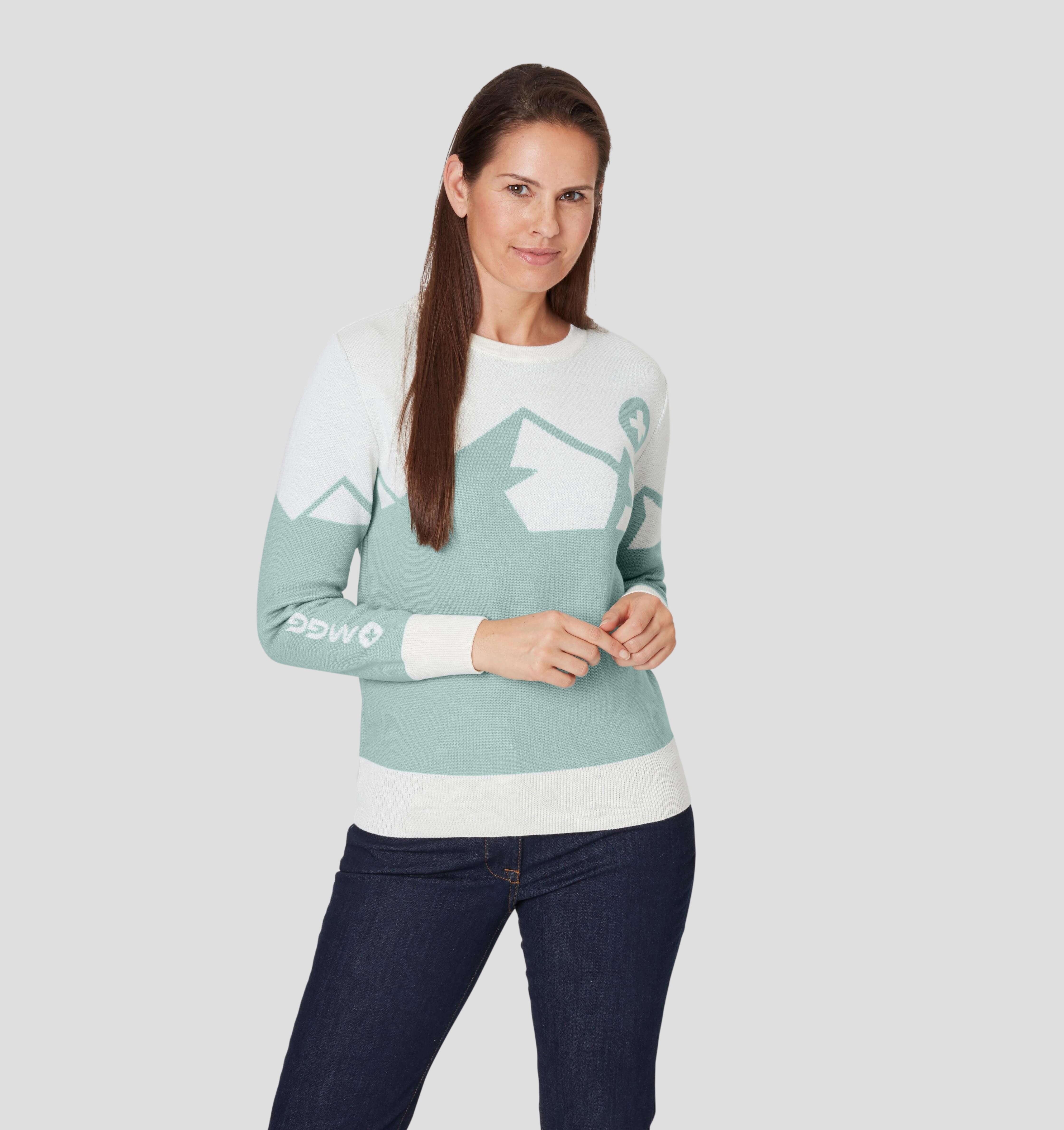 Panorama Merino Sweater - Granite Green / XS