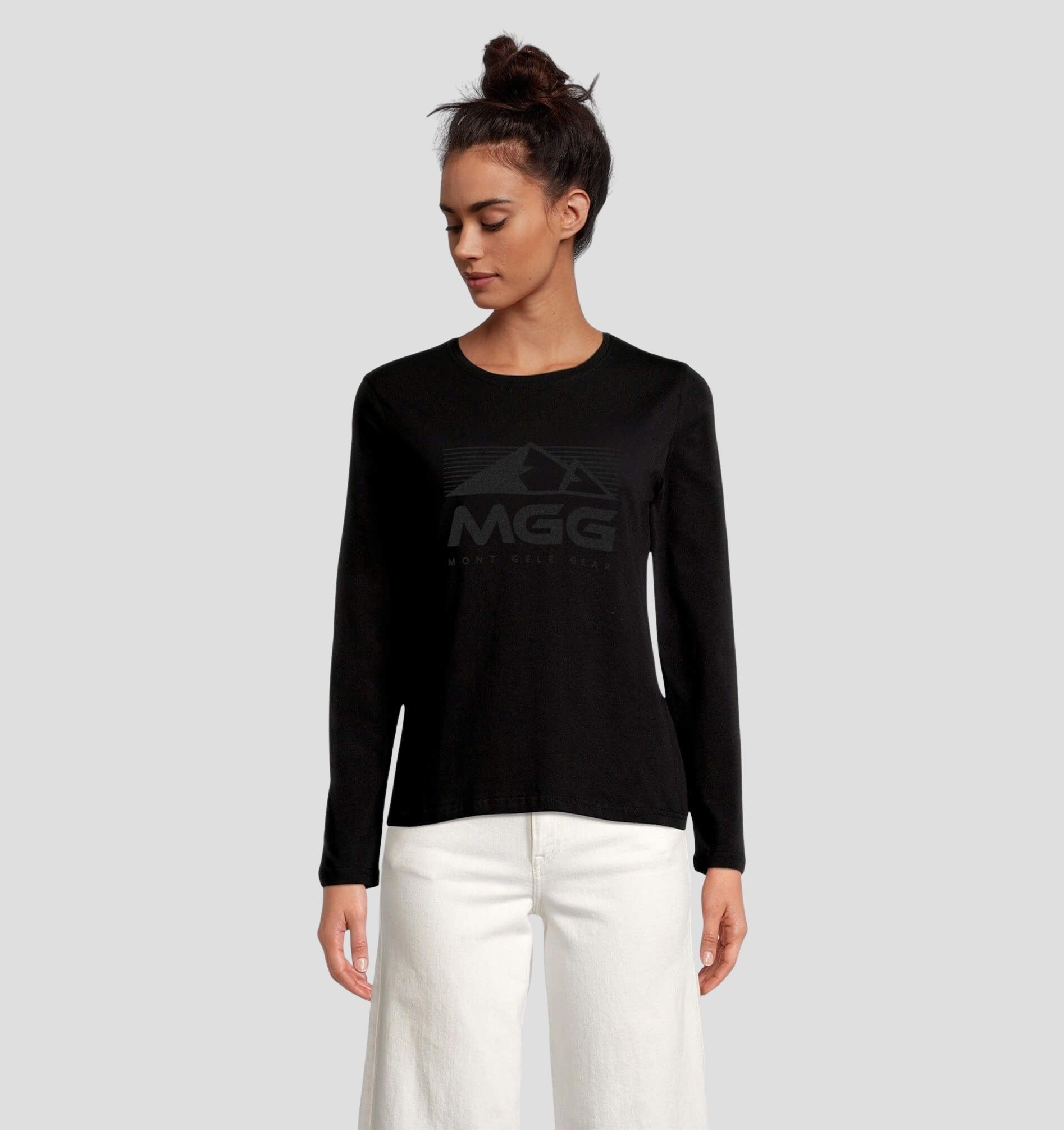 Black Collection NILCOTT® Organic Long Sleeve Tee - Onyx Black / XS