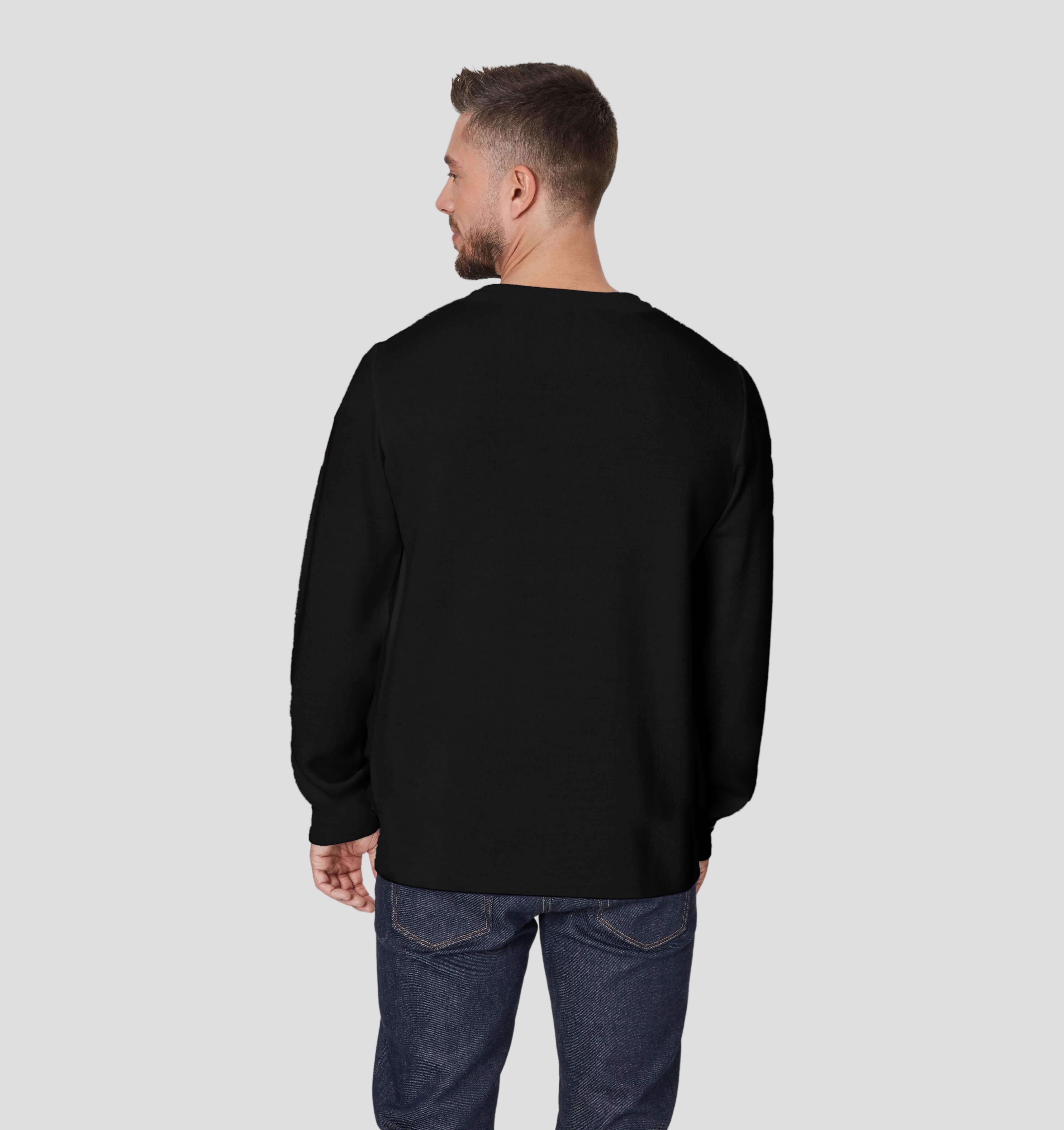 Black Collection NILCOTT® Recycled Sweatshirt - Onyx Black / S