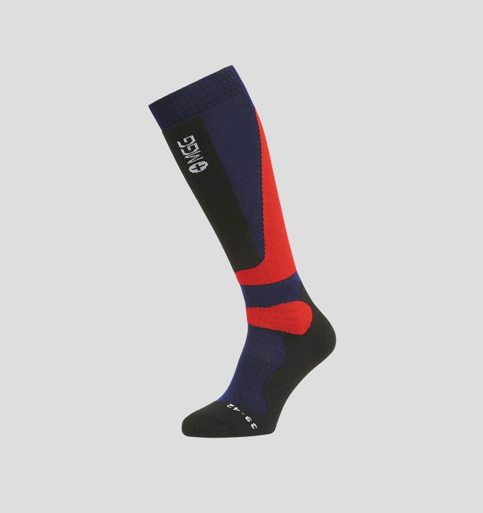 Technical Ski Socks (37% Merino) - Candy Red / S