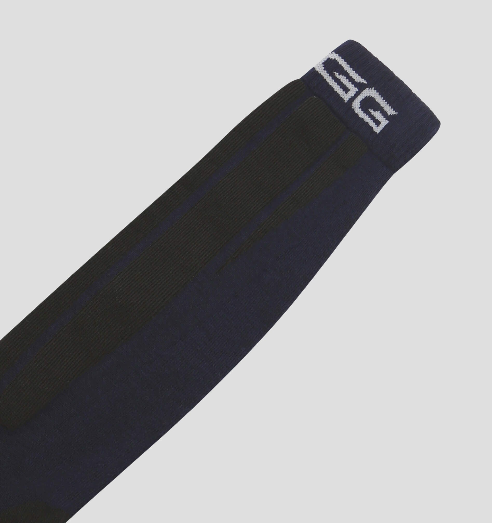 Technical Ski Socks (45% Merino) - Stone Grey / Onyx Black / S