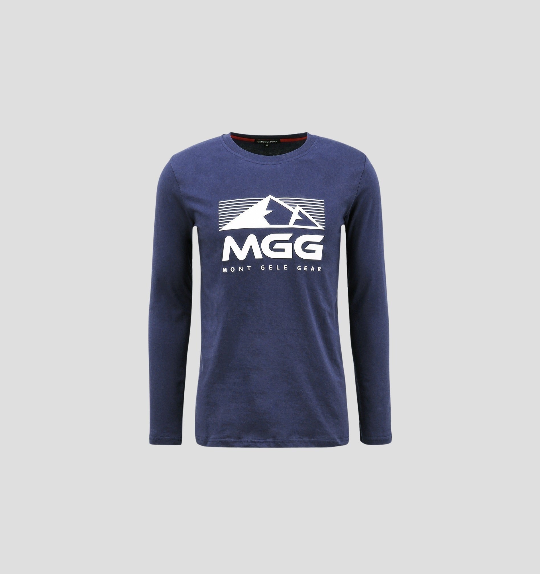 Cotton Long Sleeve Tee - Sea Blue - Long-Sleeved / S