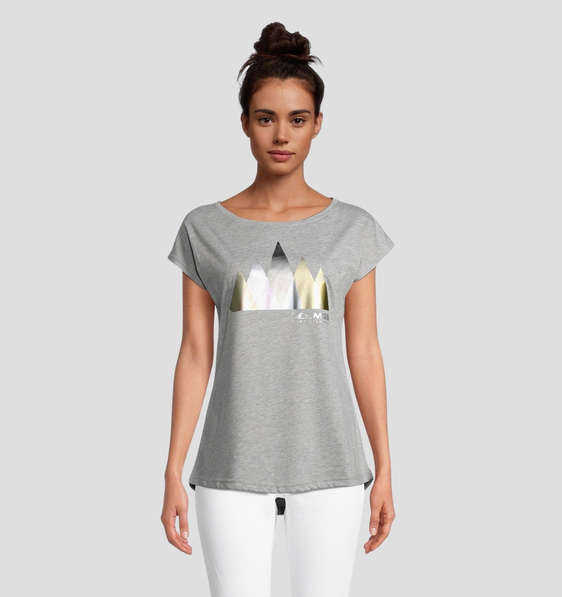 Cotton Loose Fit Mountain Tee - Carnation Pink / XS