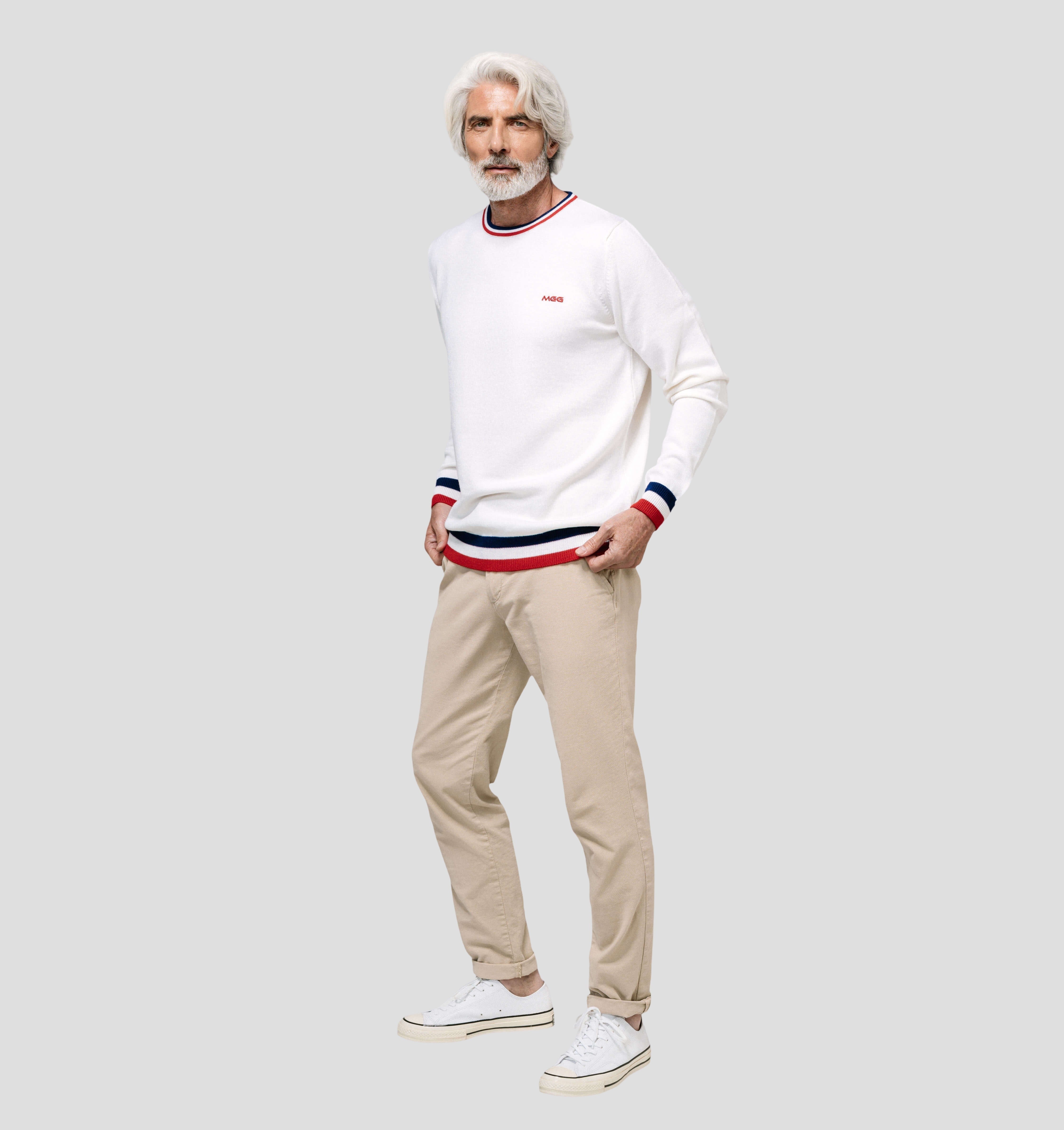 Classic Merino Sweater - Cream White / S