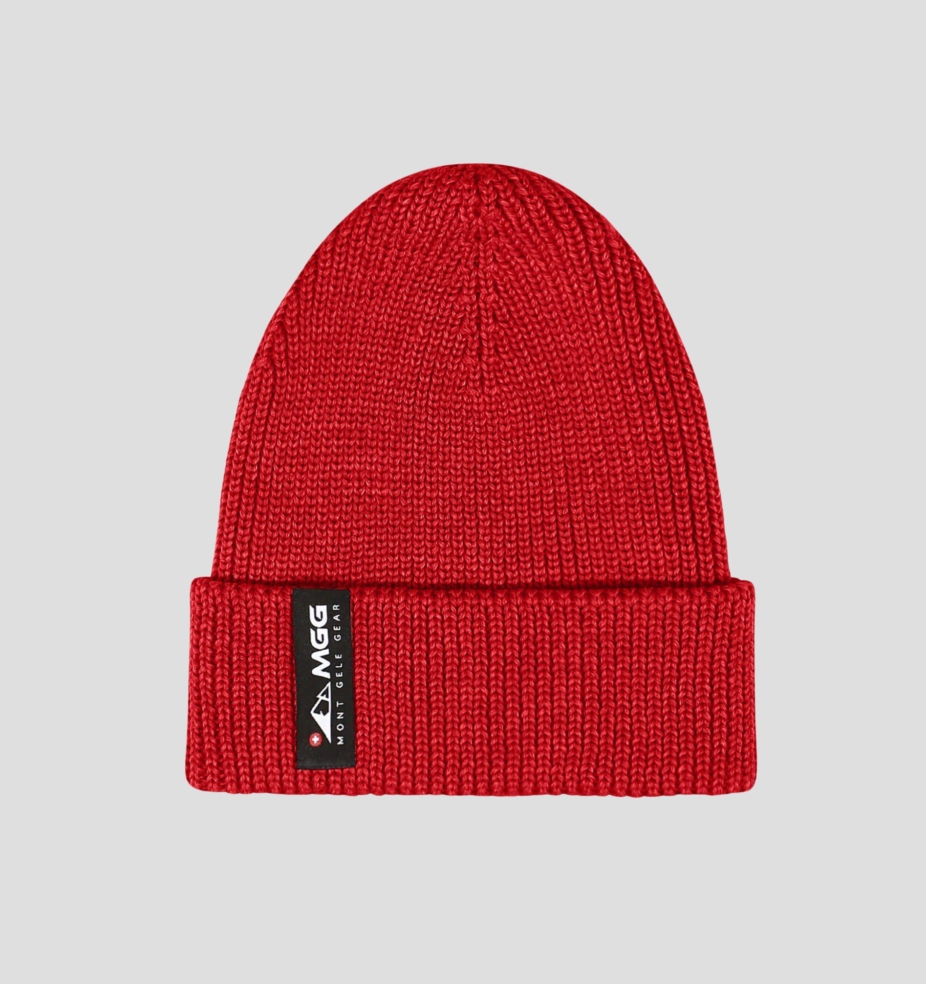 Merino Fisherman Beanie - Mahogany Red / One Size