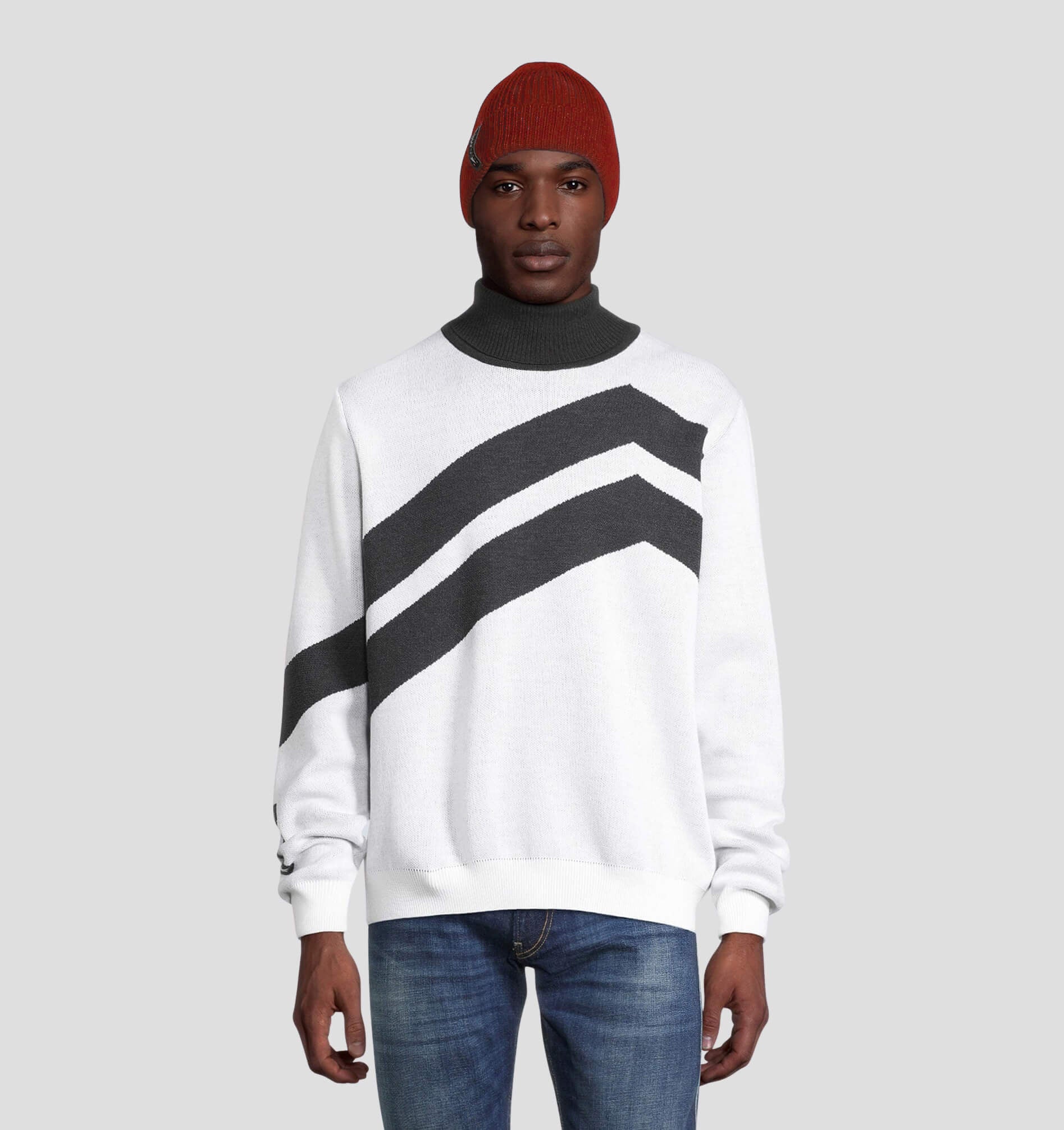 Merino Fisherman Beanie - Mahogany Red / One Size