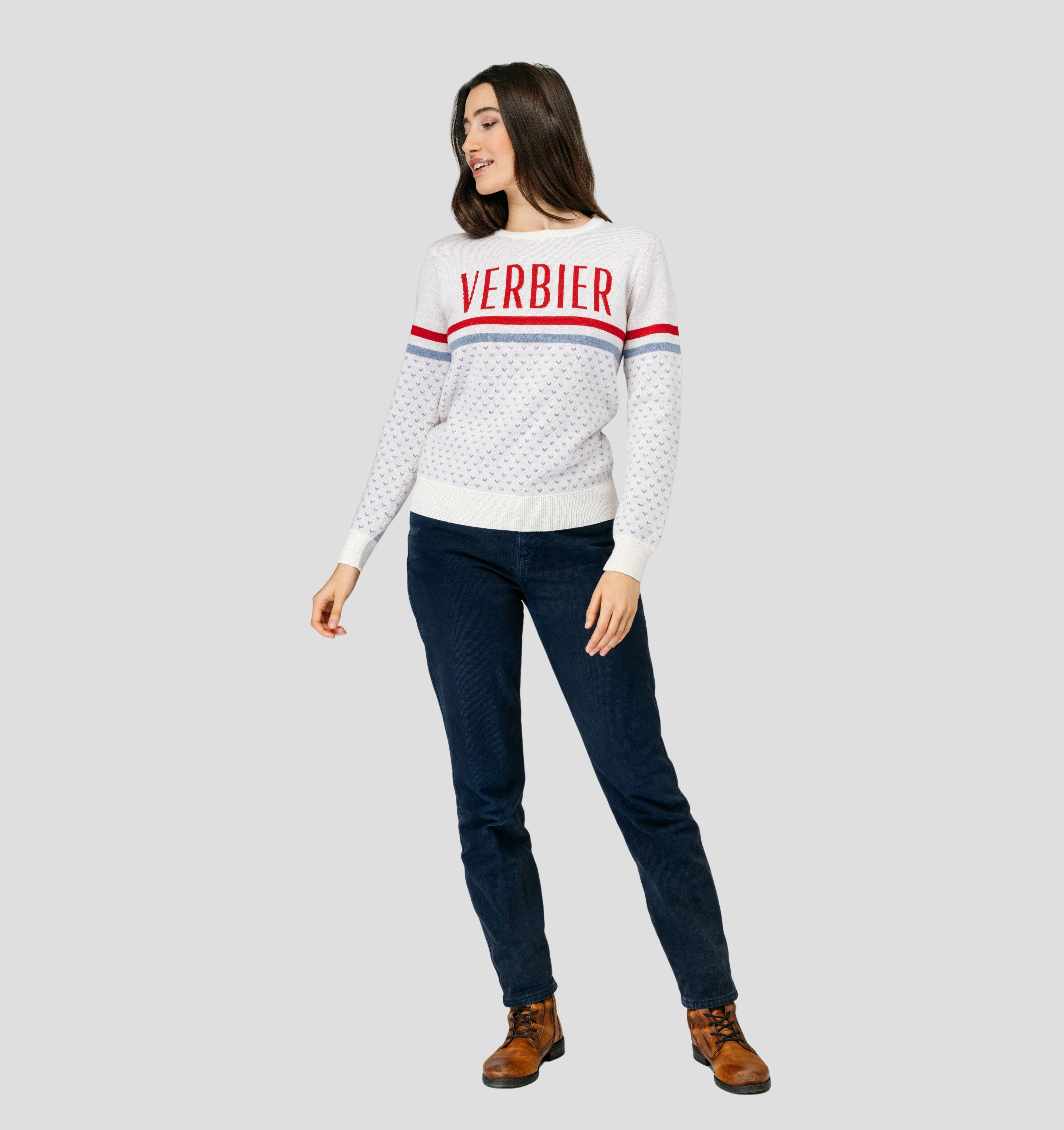Verbier Merino Sweater - Porcelain White / XS