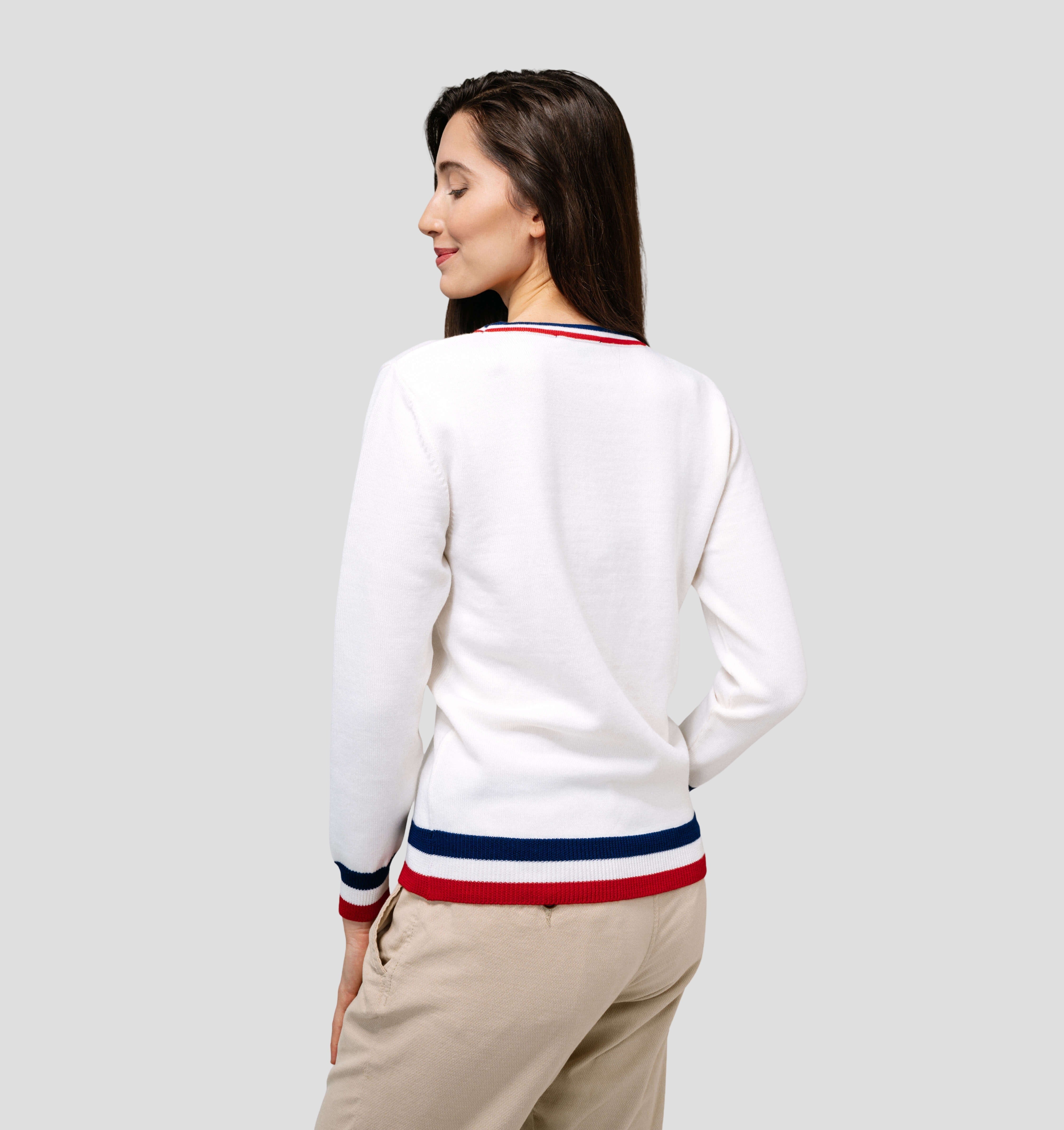 Classic Merino Sweater - Cream White / XS