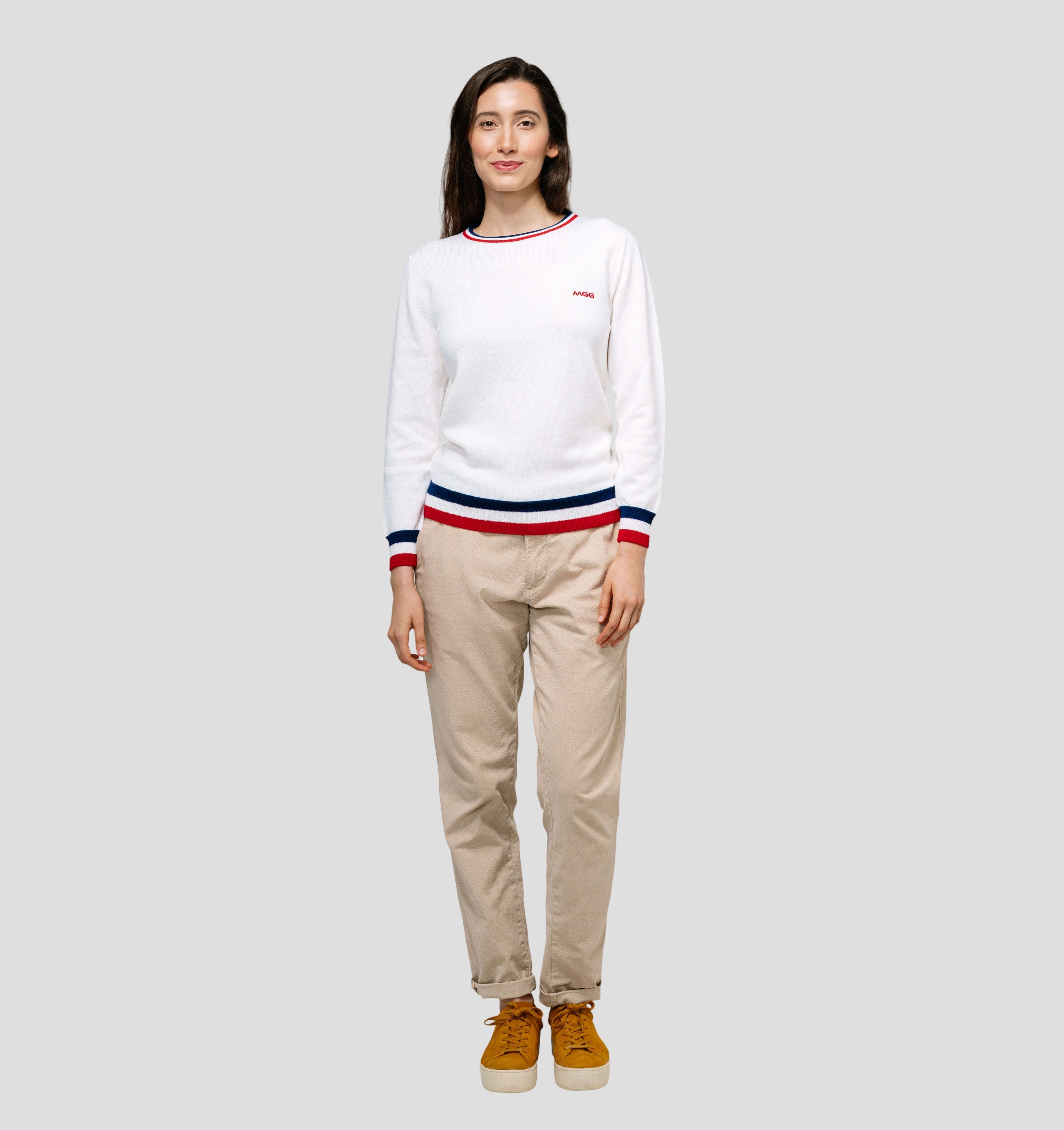 Classic Merino Sweater - Cream White / XS