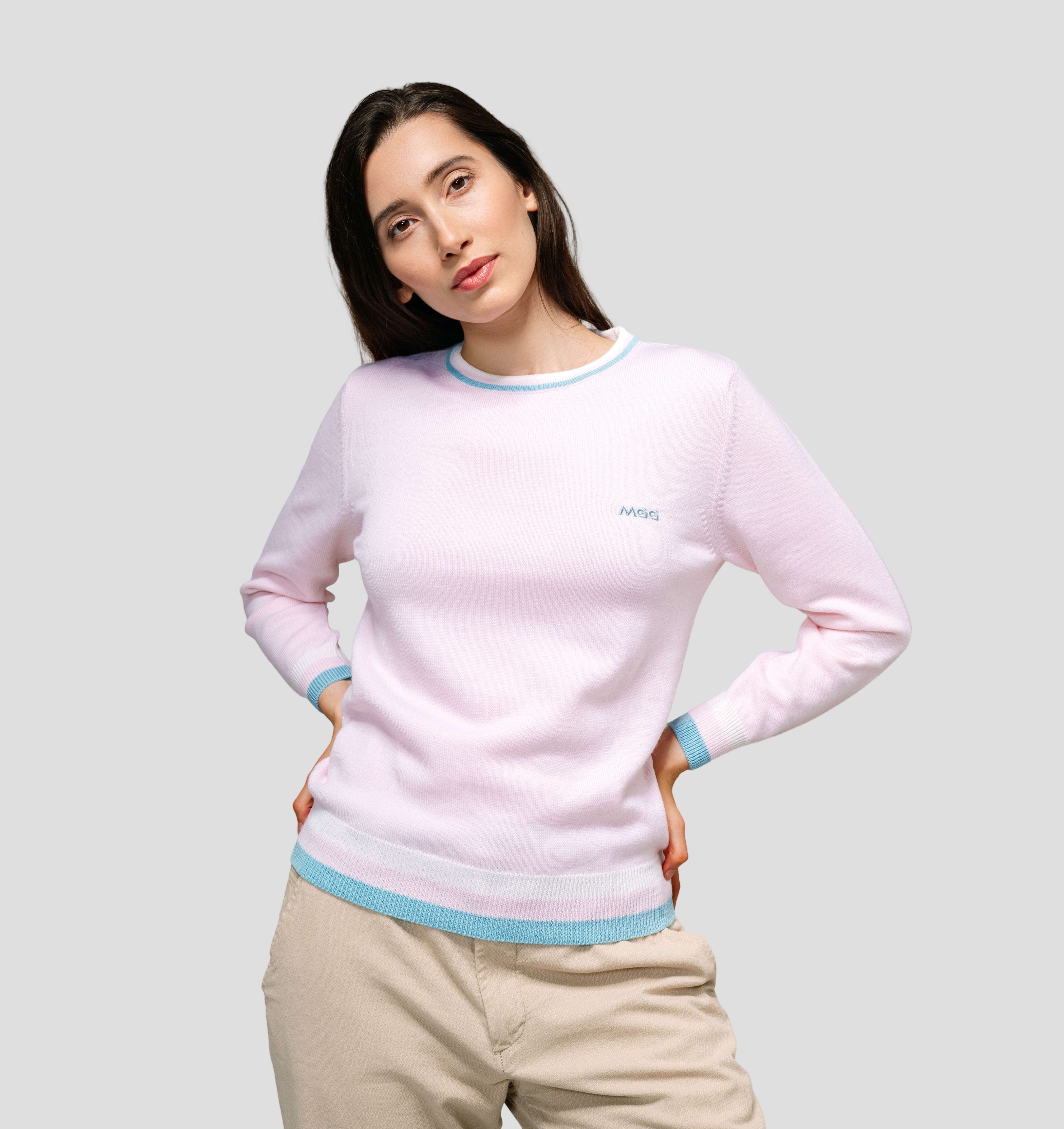 Classic Merino Sweater - Baby Pink / XS