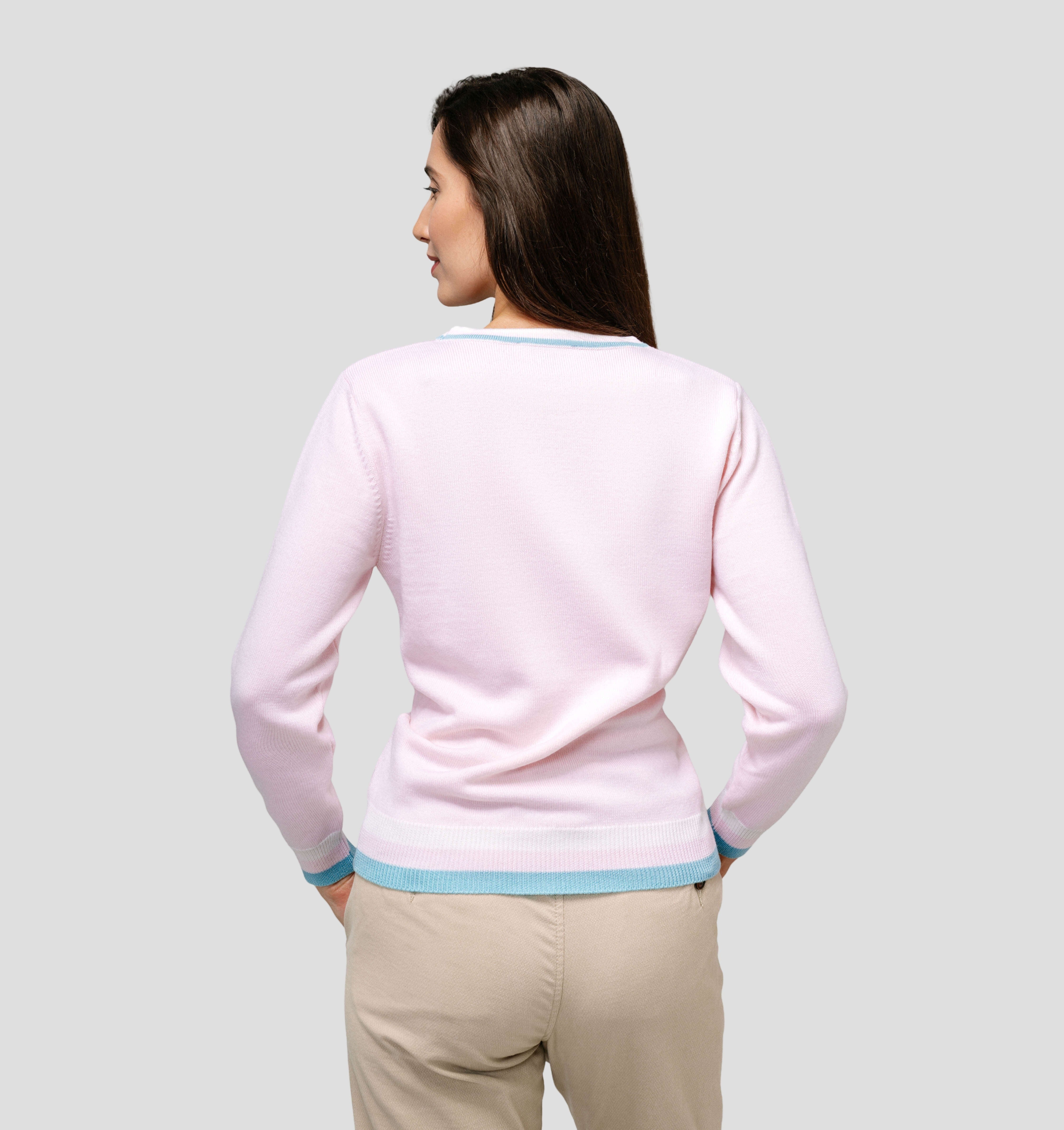 Classic Merino Sweater - Baby Pink / XS