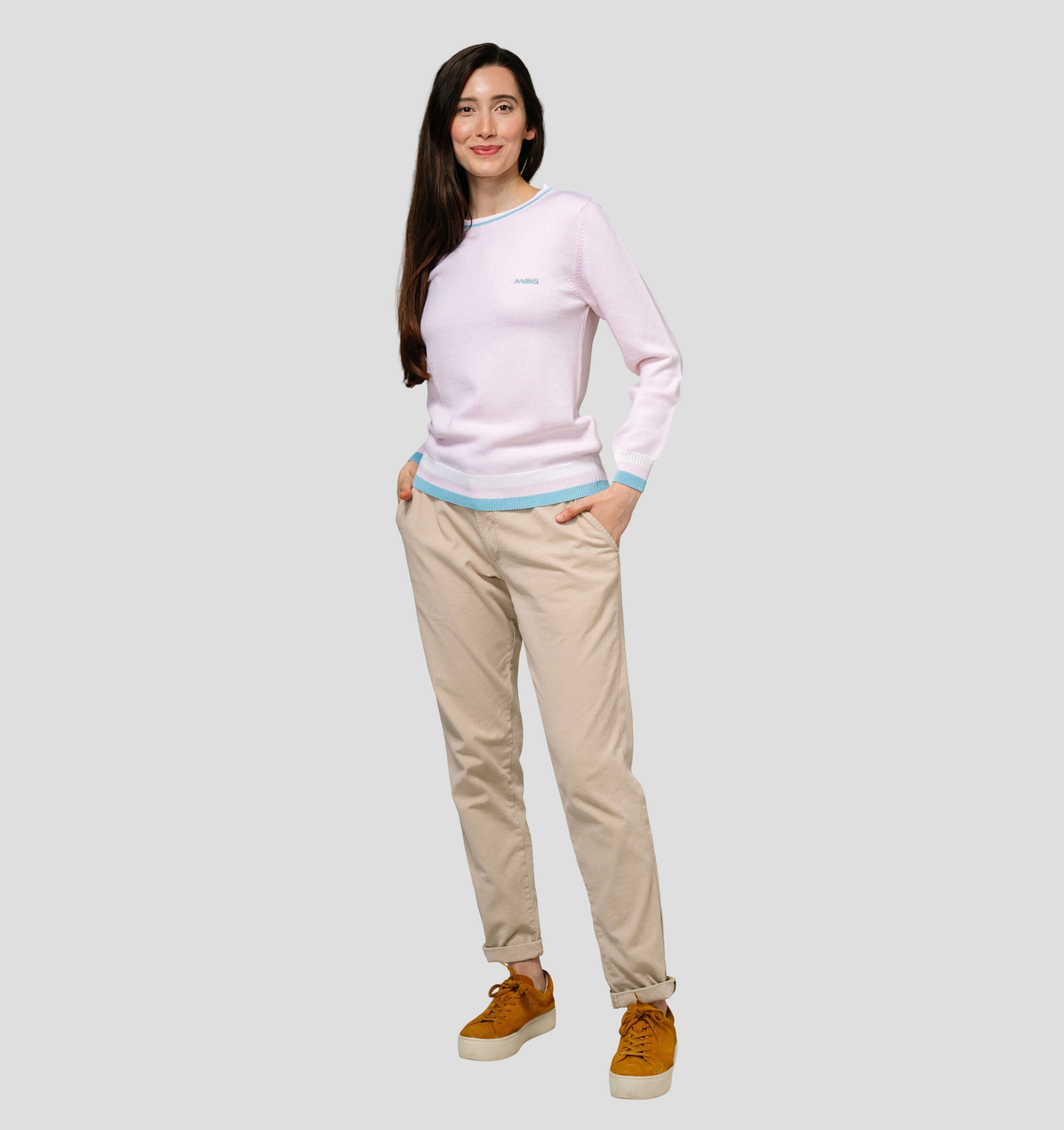 Classic Merino Sweater - Baby Pink / XS