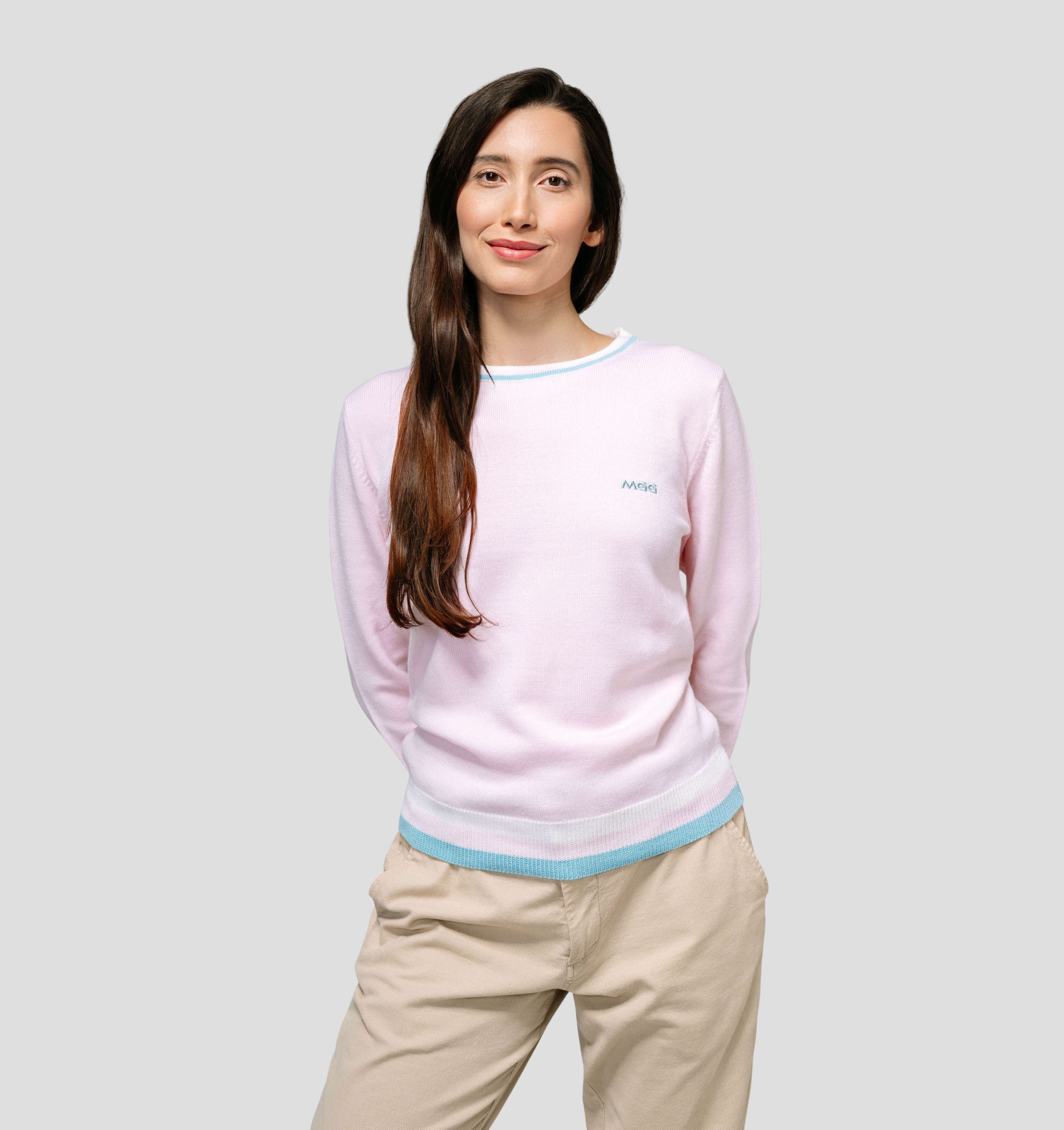 Classic Merino Sweater - Baby Pink / XS
