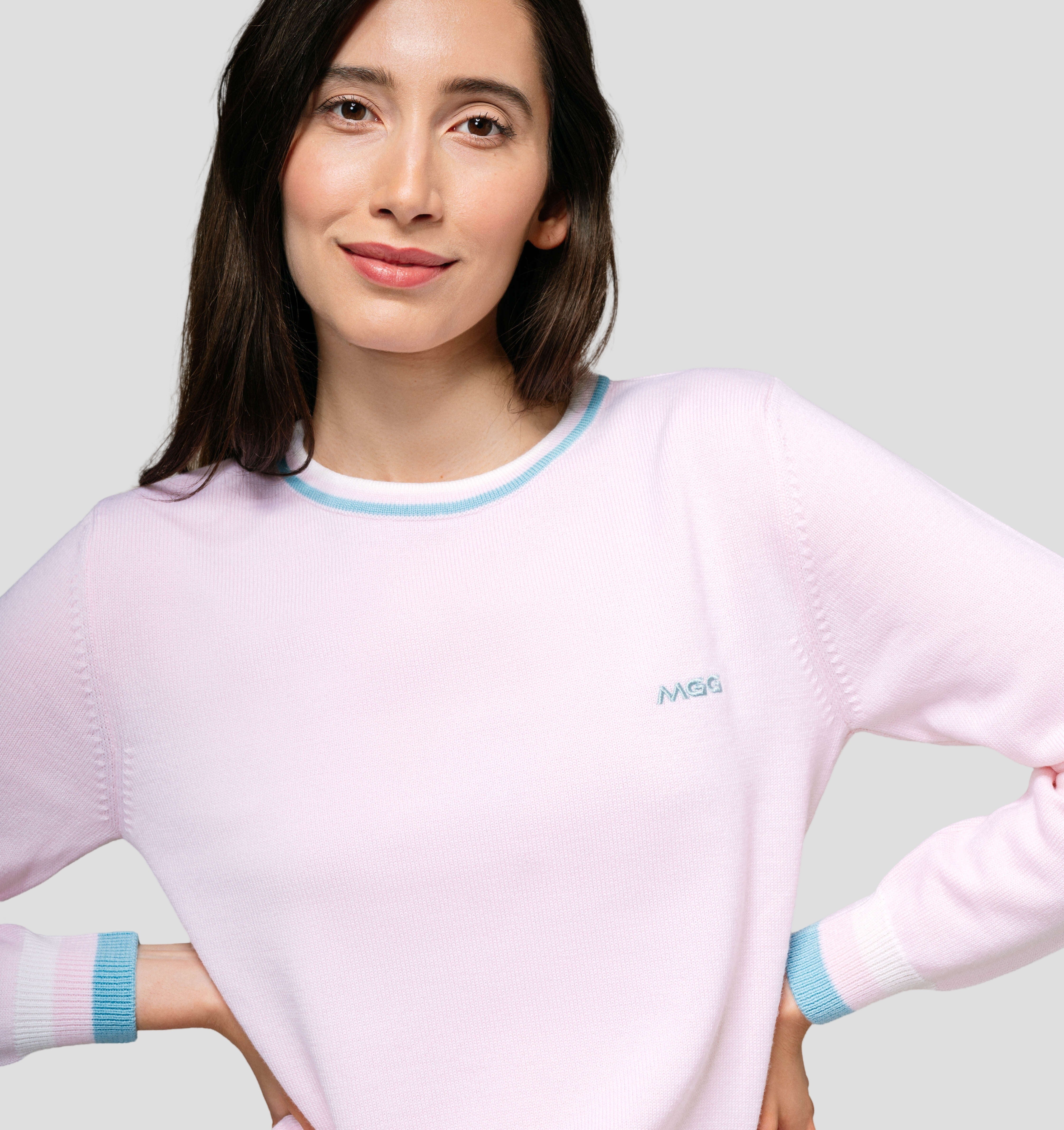 Classic Merino Sweater - Baby Pink / XS