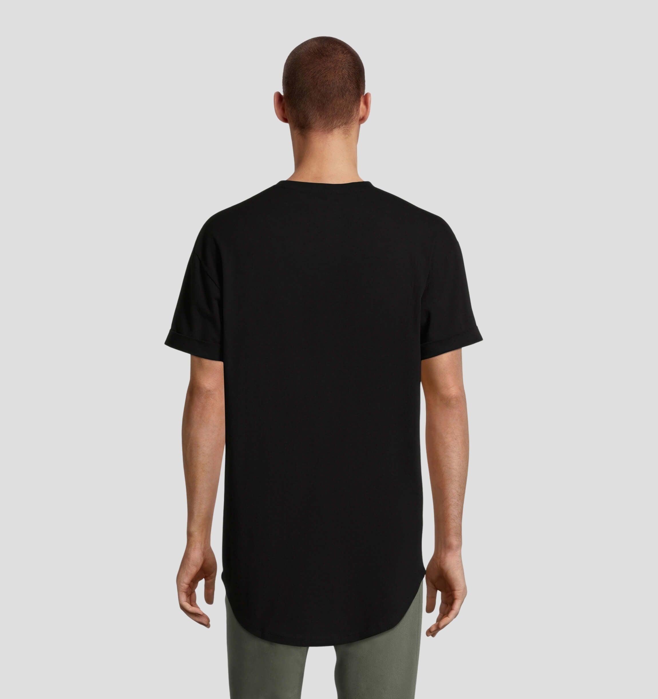 Tanner Hall Signature Collection NILCOTT® Recycled Paisley Tee - Stone Grey / Royal Blue / S