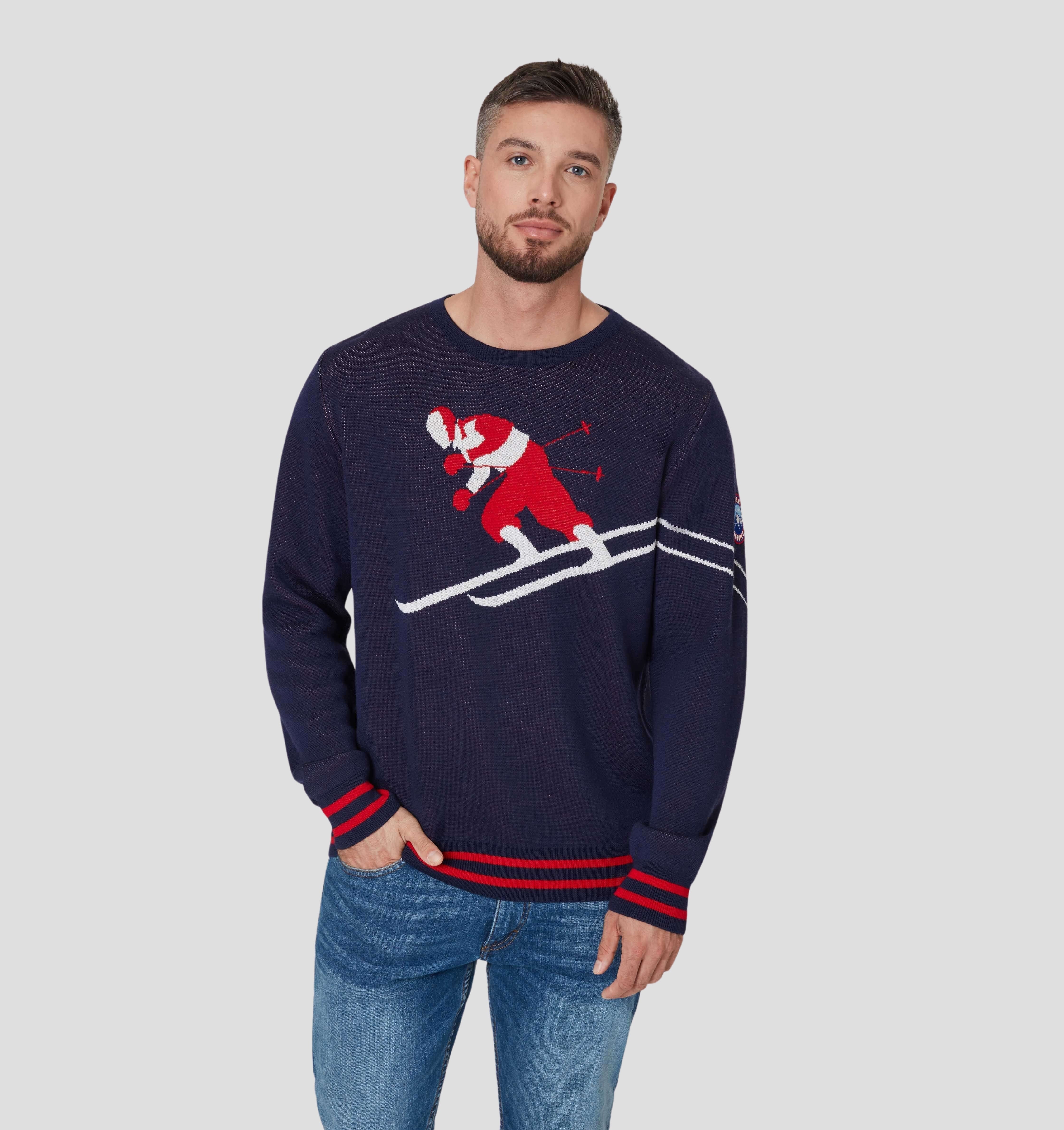 Vintage Merino Sweater - Navy Blue / S