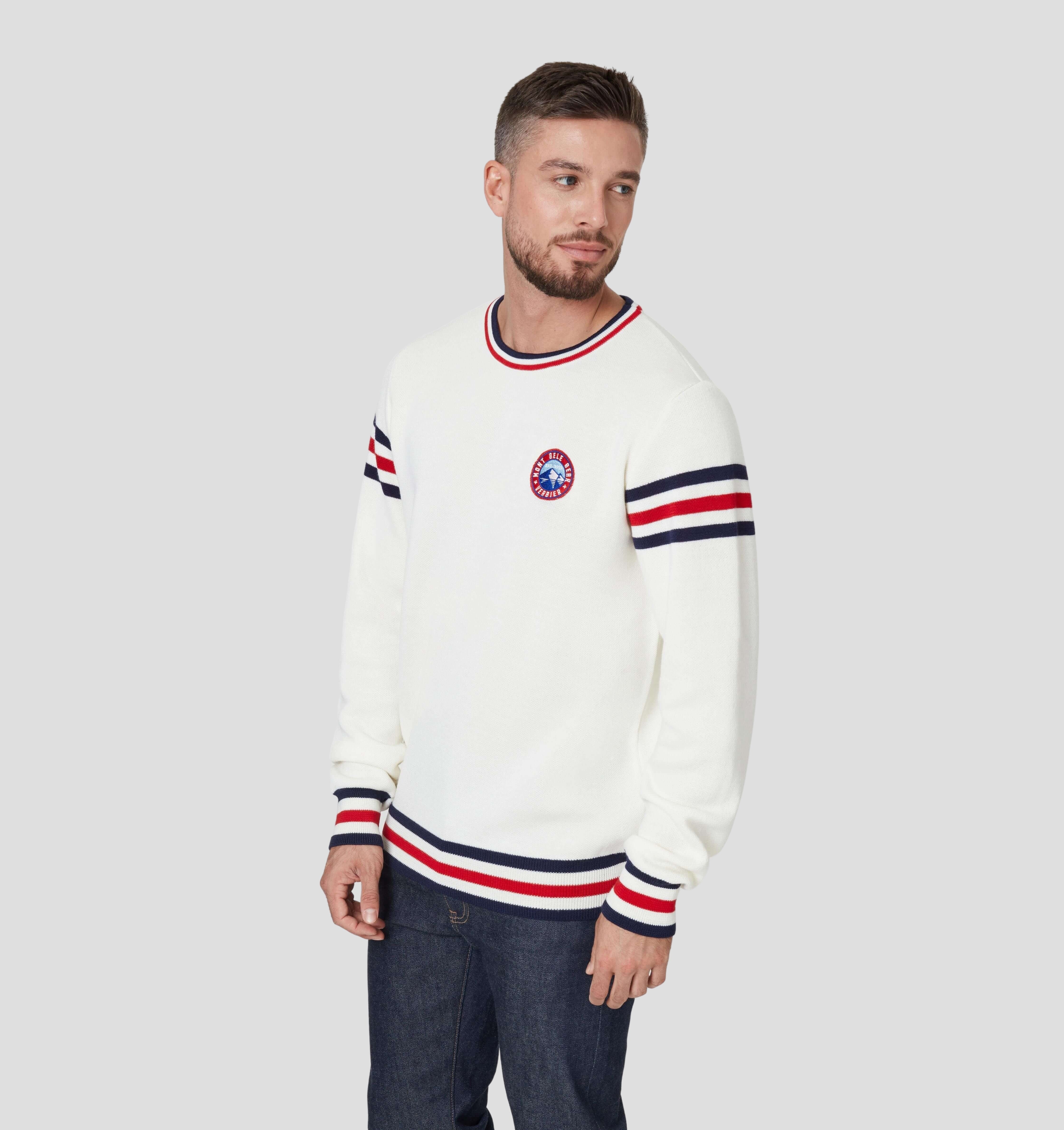 Retro Merino Sweater - Cream White / M