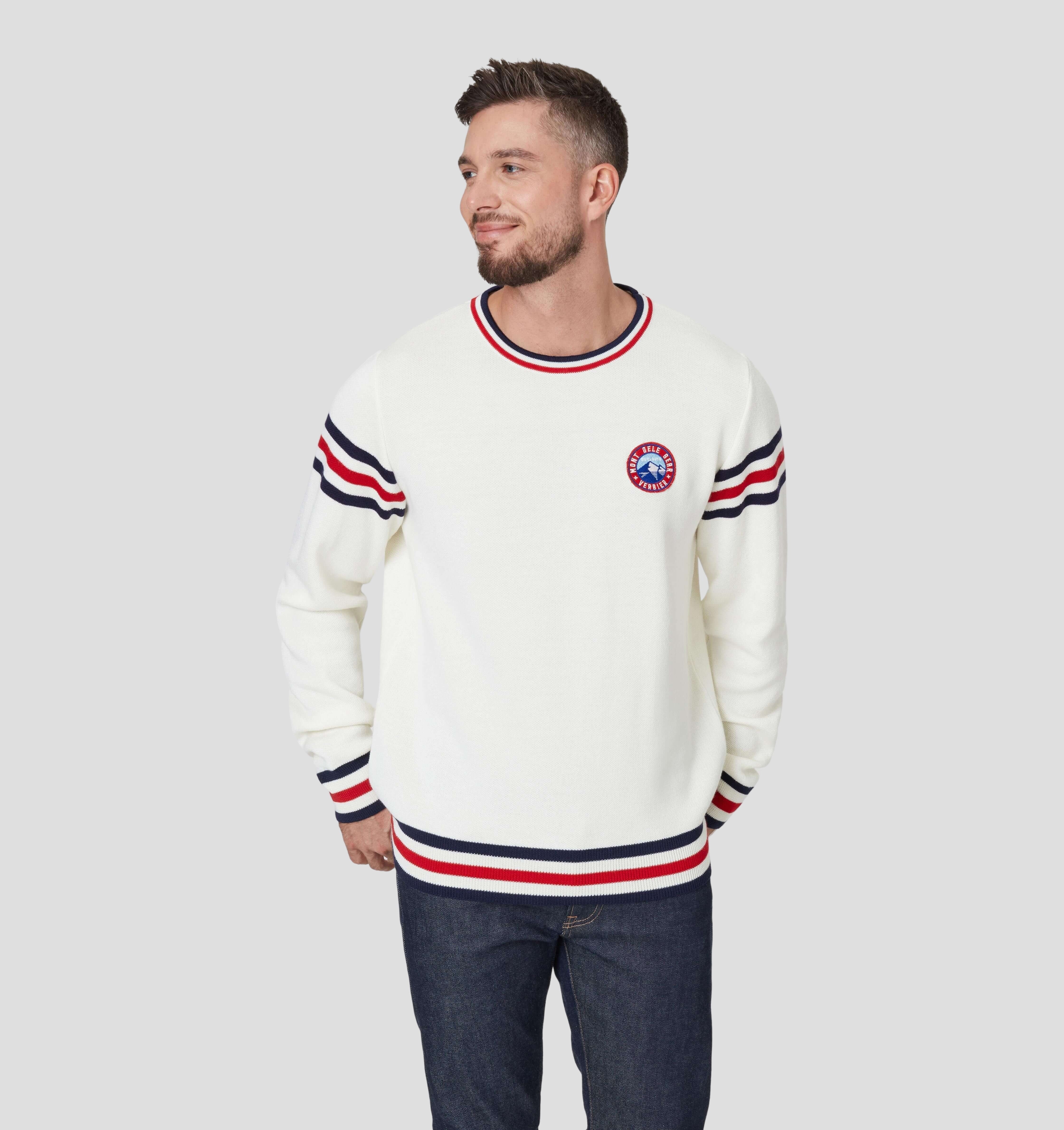 Retro Merino Sweater - Cream White / M