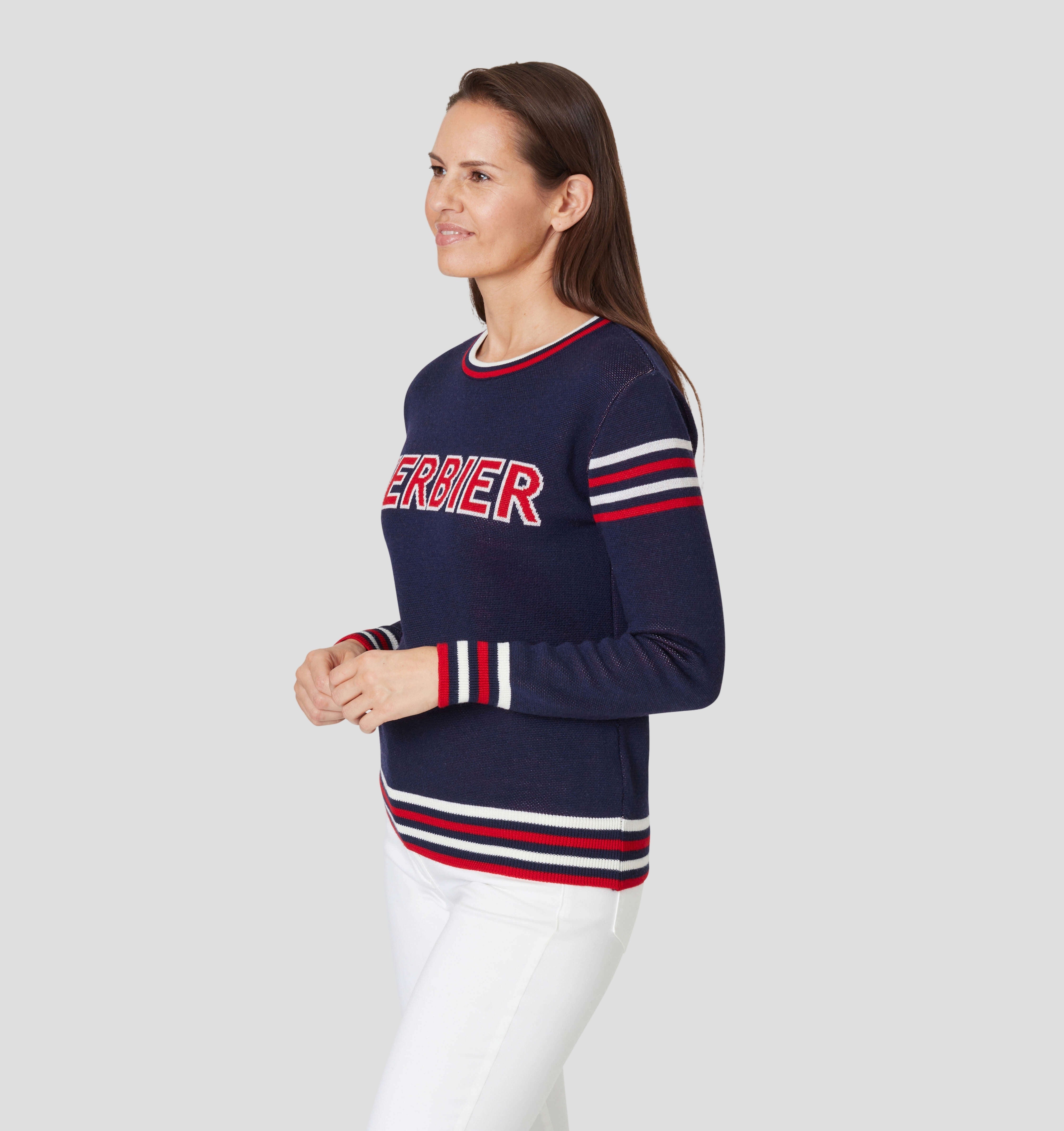 Verbier Merino Sweater - Navy Blue / XS