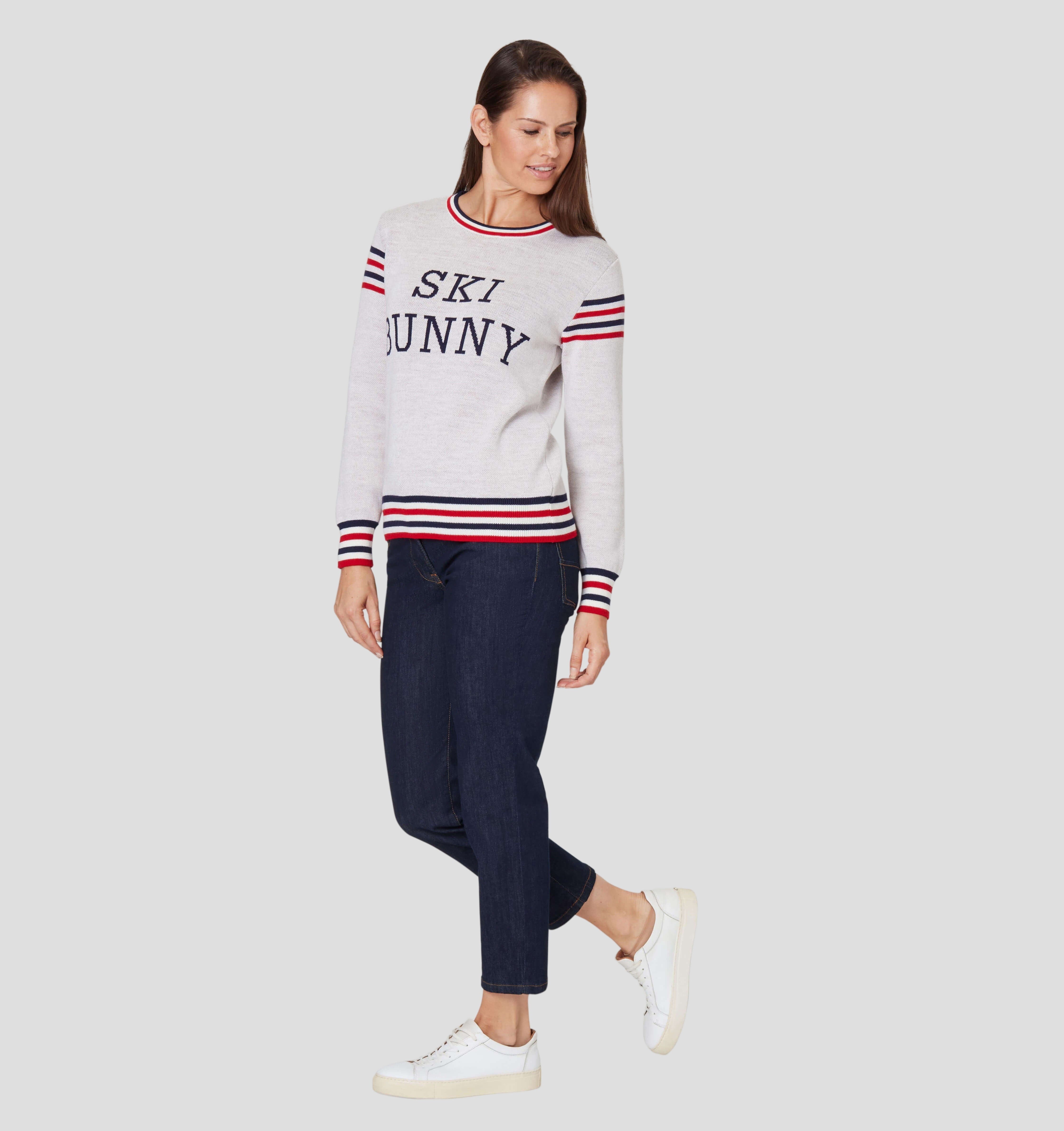 Retro Merino Sweater - Powder White / XS