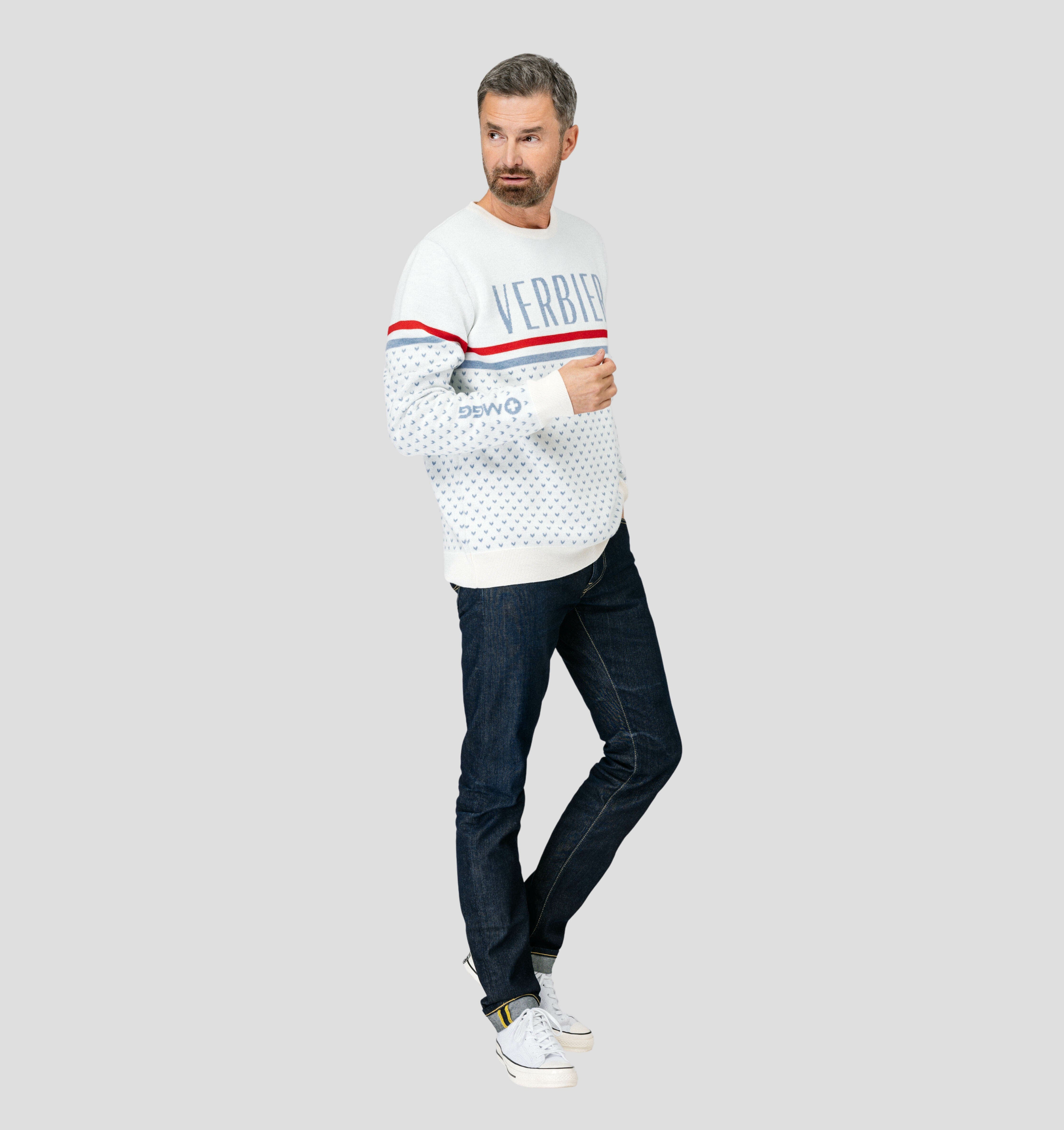 Verbier Merino Sweater - Porcelain White / S